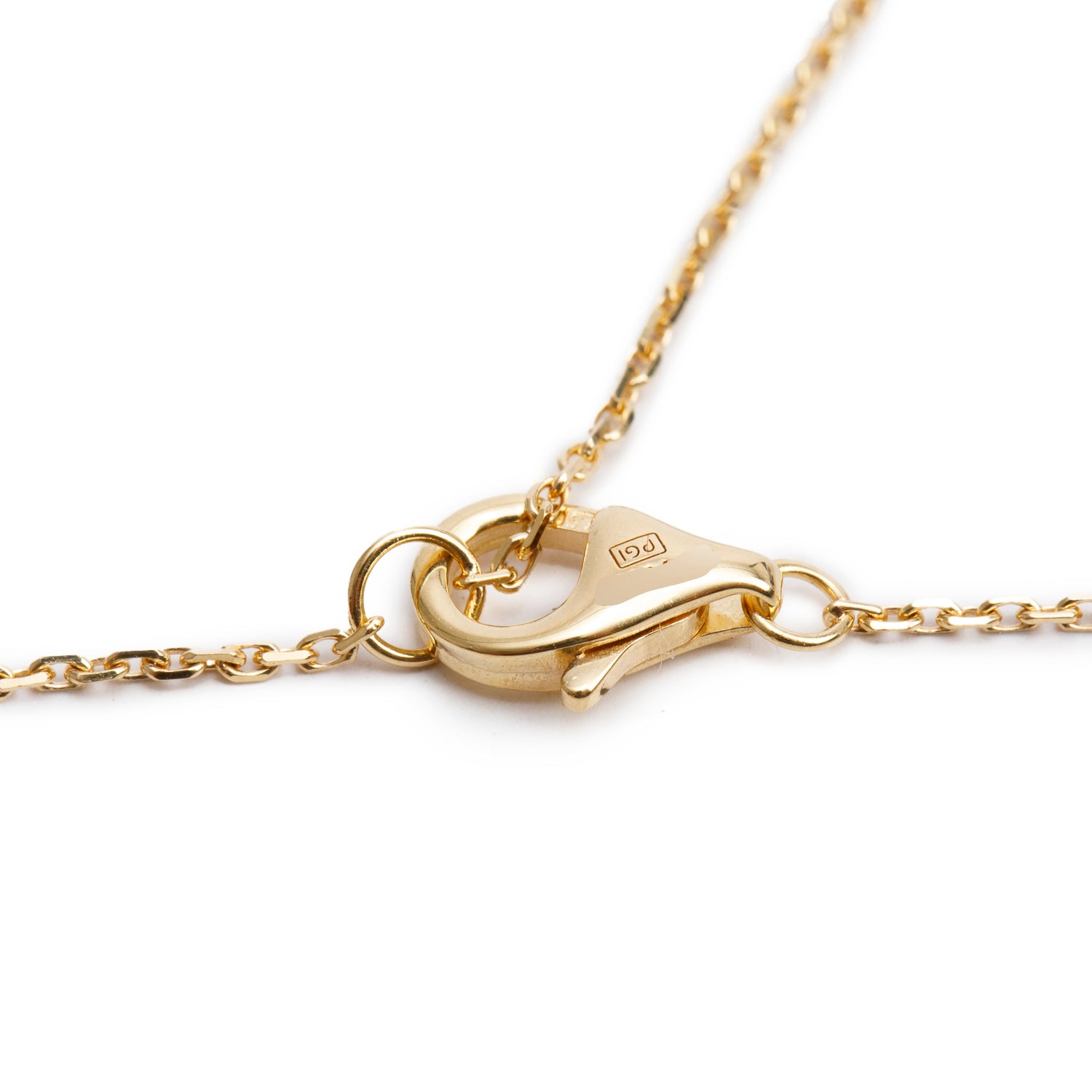 Cartier 18k Yellow Gold Mother of Pearl & Diamond Amulette de Cartier Pendant Necklace, XS Model w/ Box & Certificate