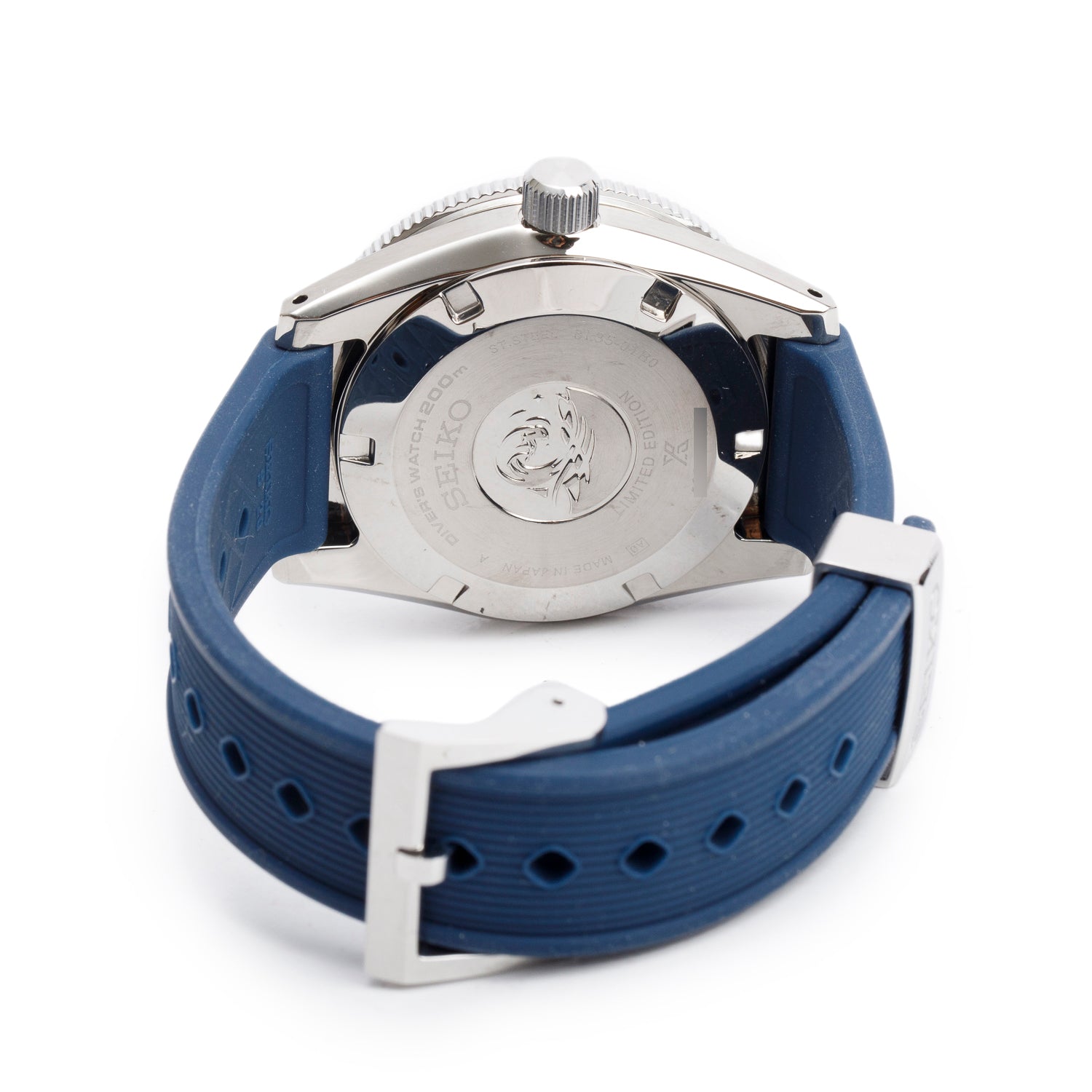 Seiko 2023 Stainless Steel Limited Edition Save the Ocean Prospex 41.3 MM Automatic Watch Blue Dial SLA065J1 w/ Box & Papers