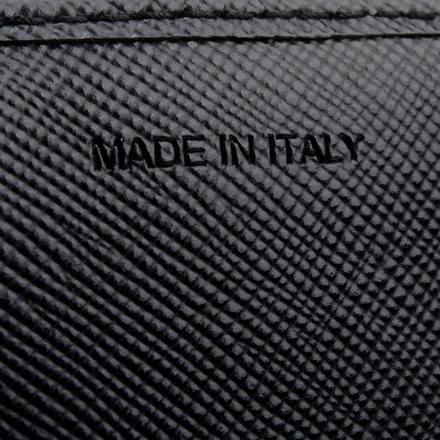 Prada Black Saffiano Leather Continental Bow Wallet w/ Receipt & Authenticity Card
