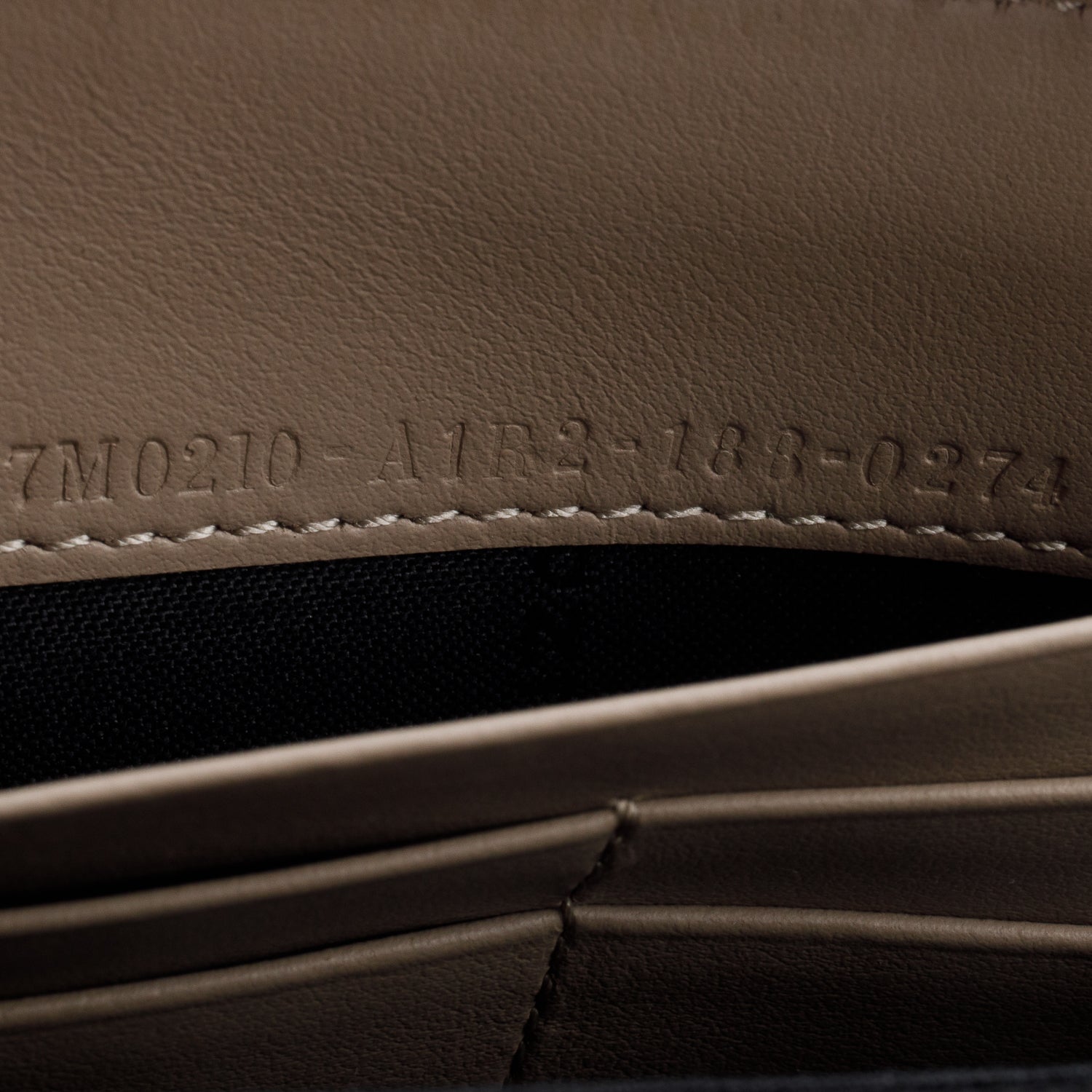 Fendi Black/Bworn Leather FF Logo Large Zip Around Wallet