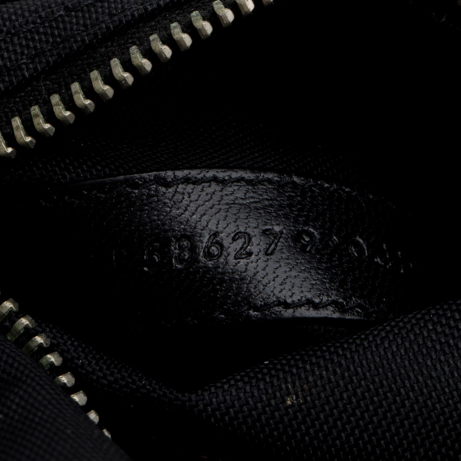 Saint Laurent Black Canvas Palm Tree Print Buffalo Chain Trifold Wallet