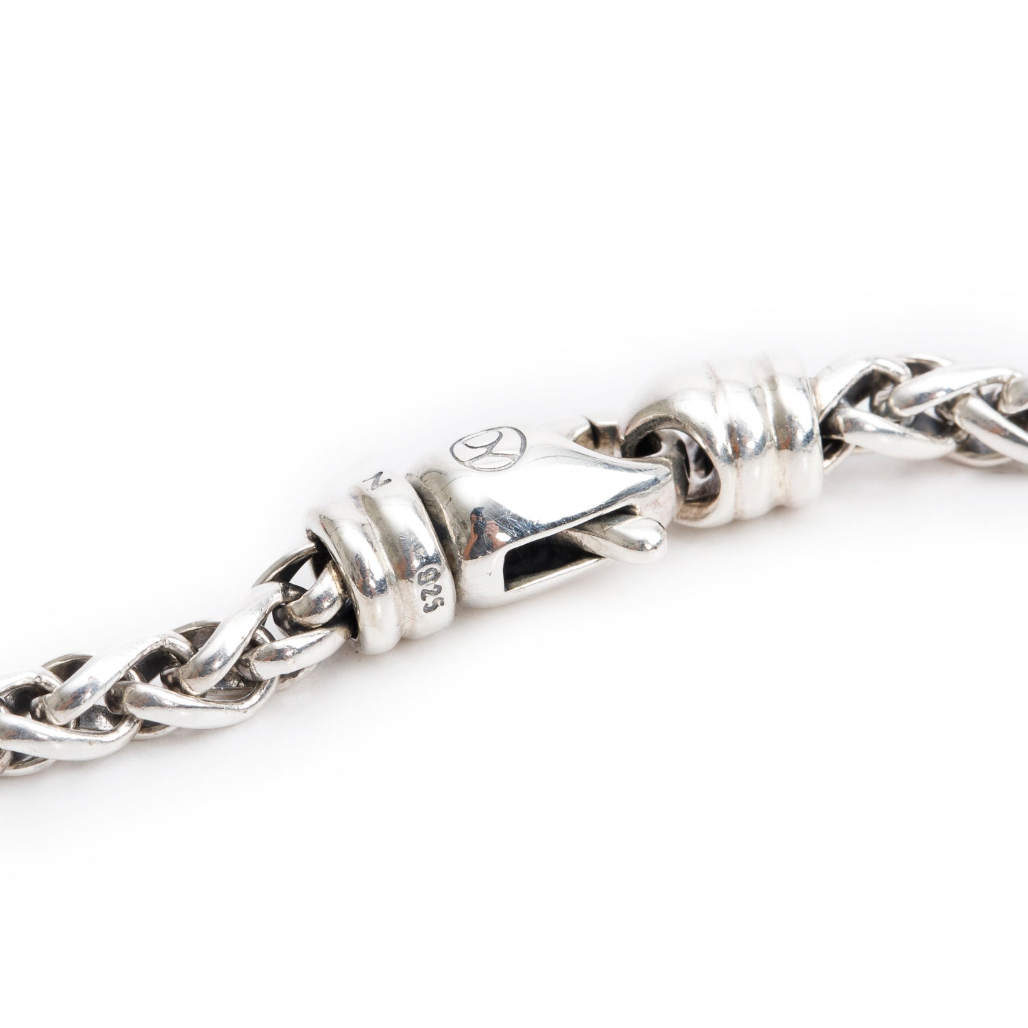 David Yurman Sterling Silver & 18k Yellow Gold Sculpted Cable Heart Locket Pendant Necklace