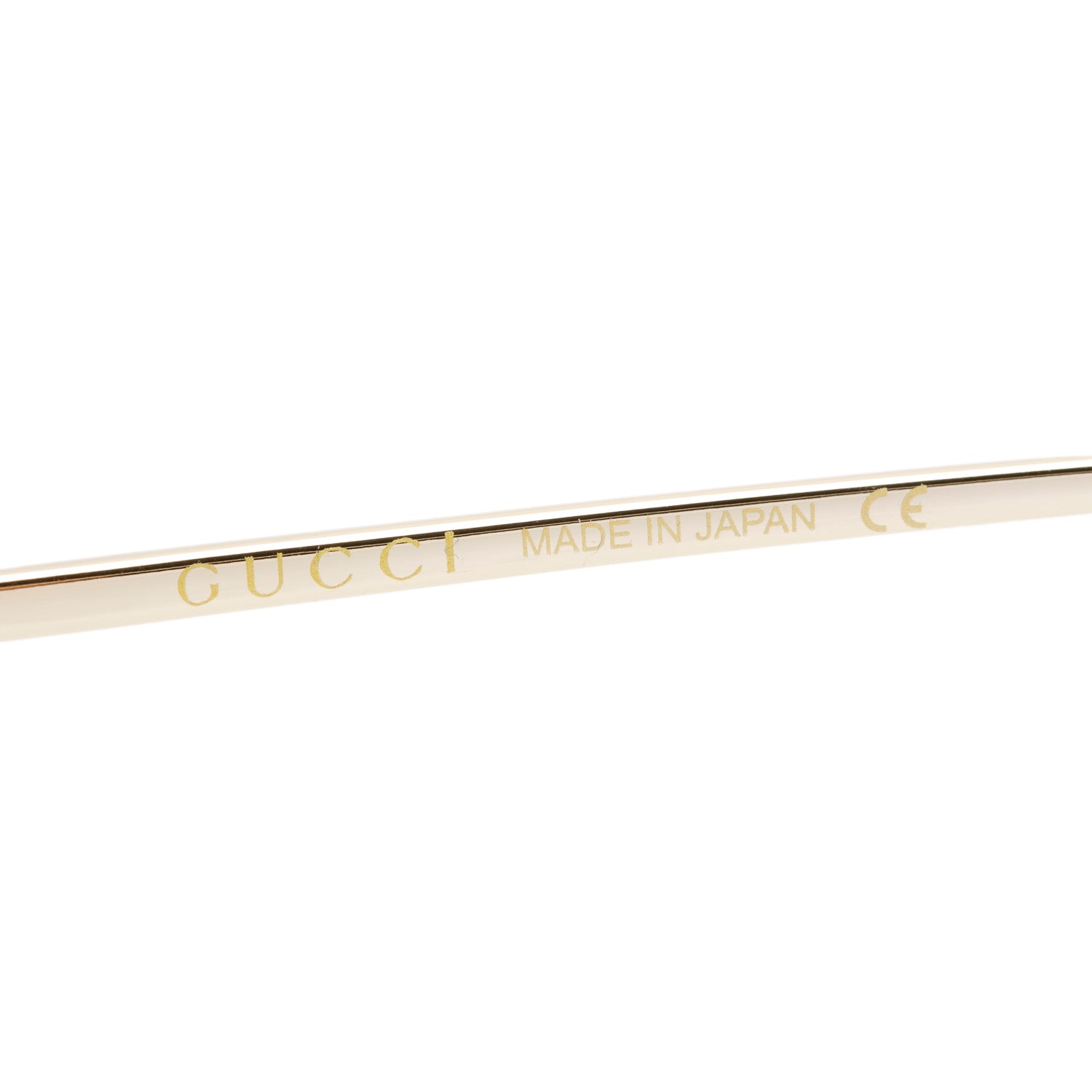 Gucci GG0401SK Gold Tone Metal Round Sunglasses w/ Case