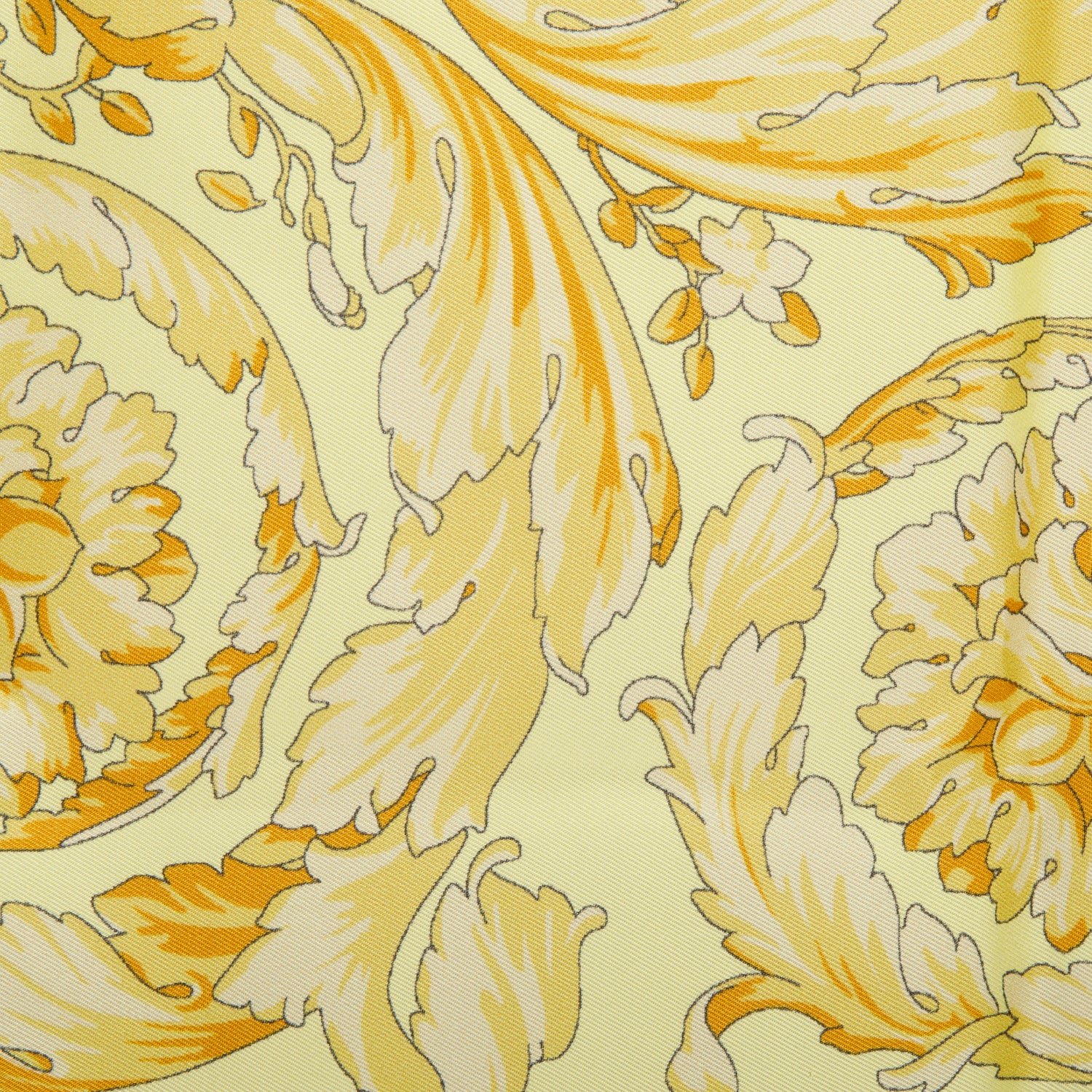 Versace Yellow Barocco Scarf