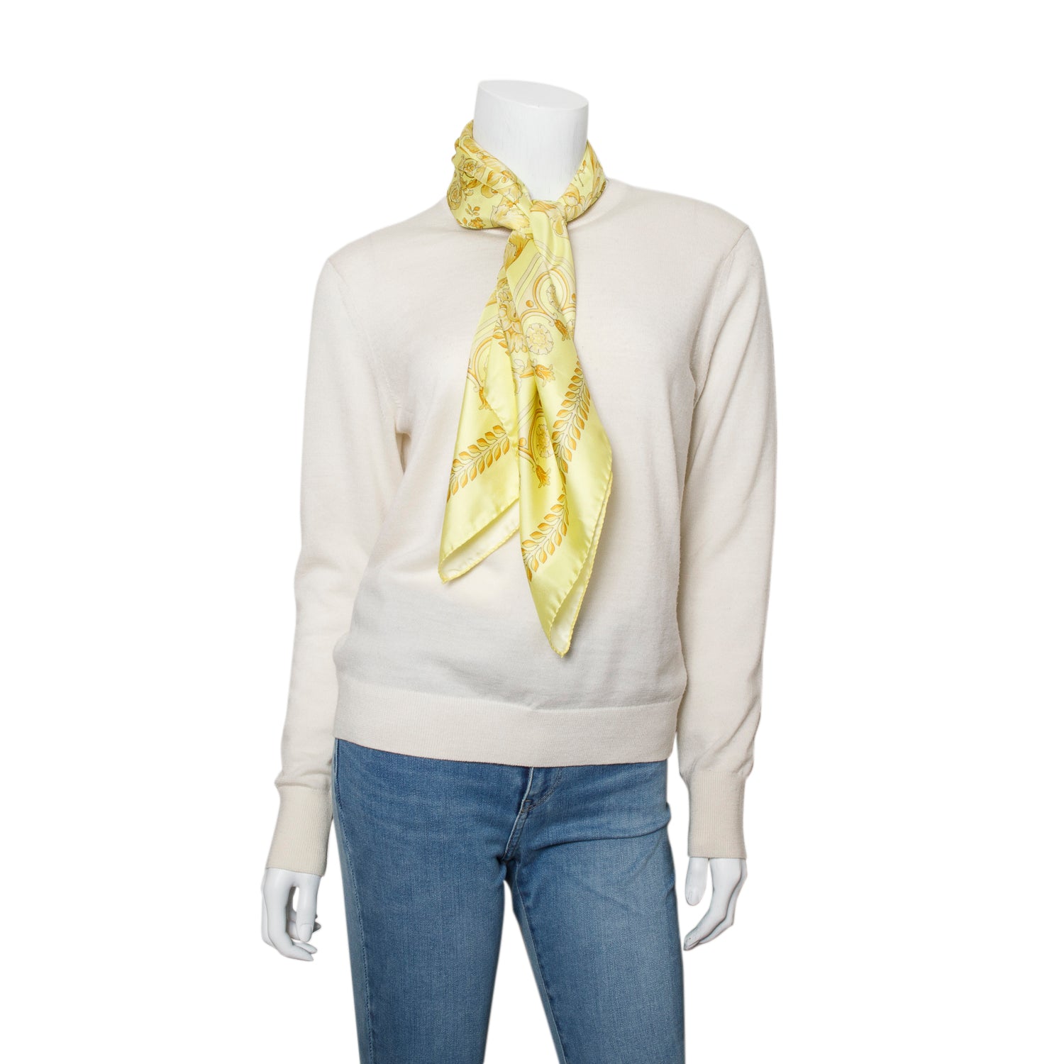 Versace Yellow Barocco Scarf
