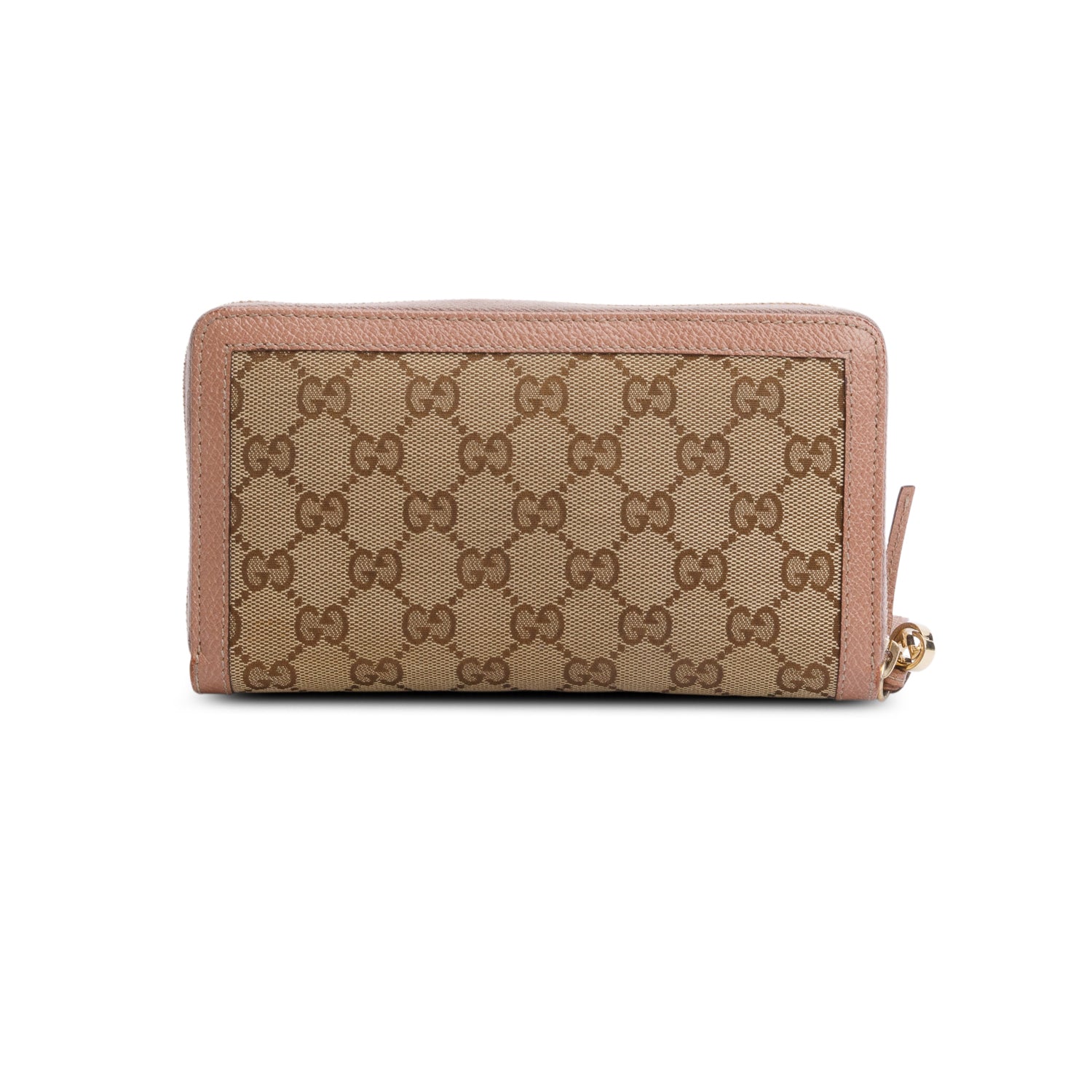 Gucci Monogram Bree Zip Around Wallet