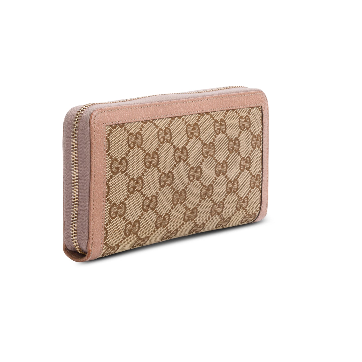 Gucci Monogram Bree Zip Around Wallet
