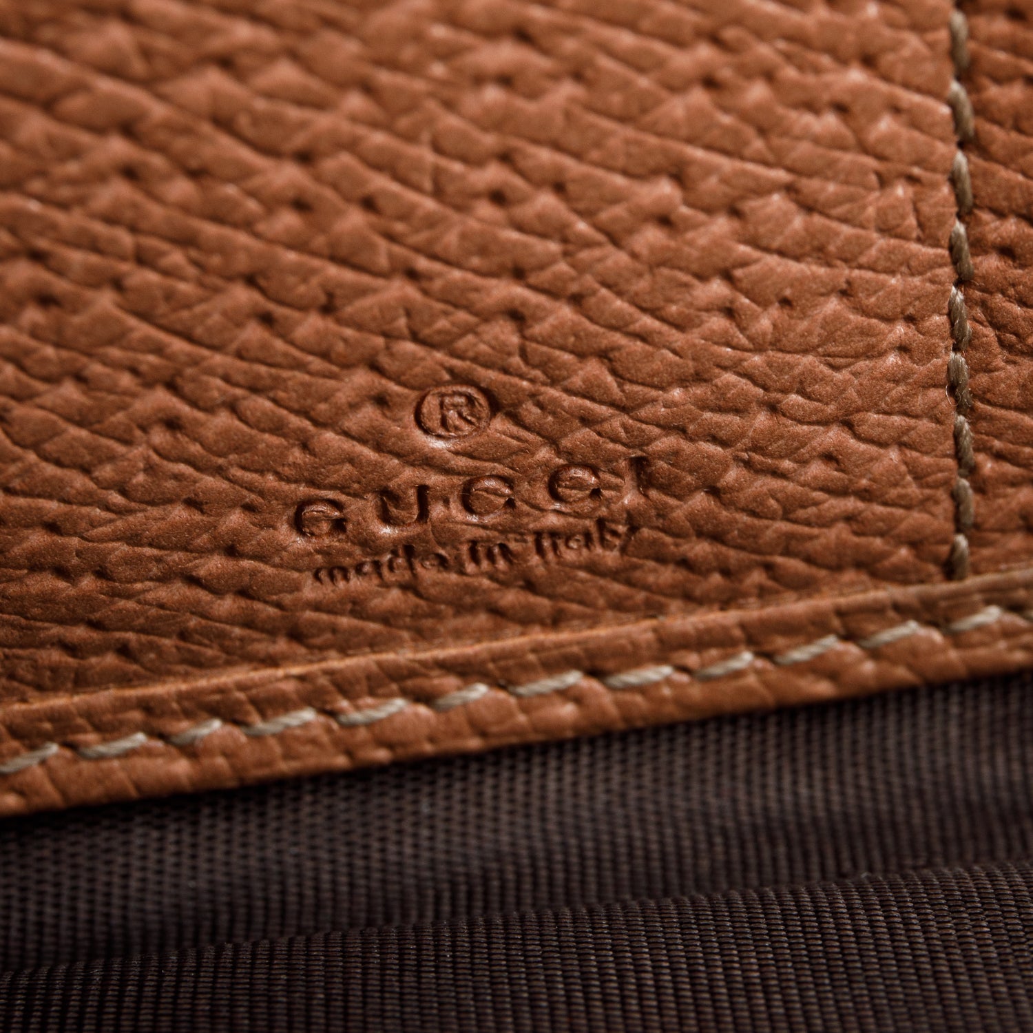 Gucci Monogram Bree Zip Around Wallet