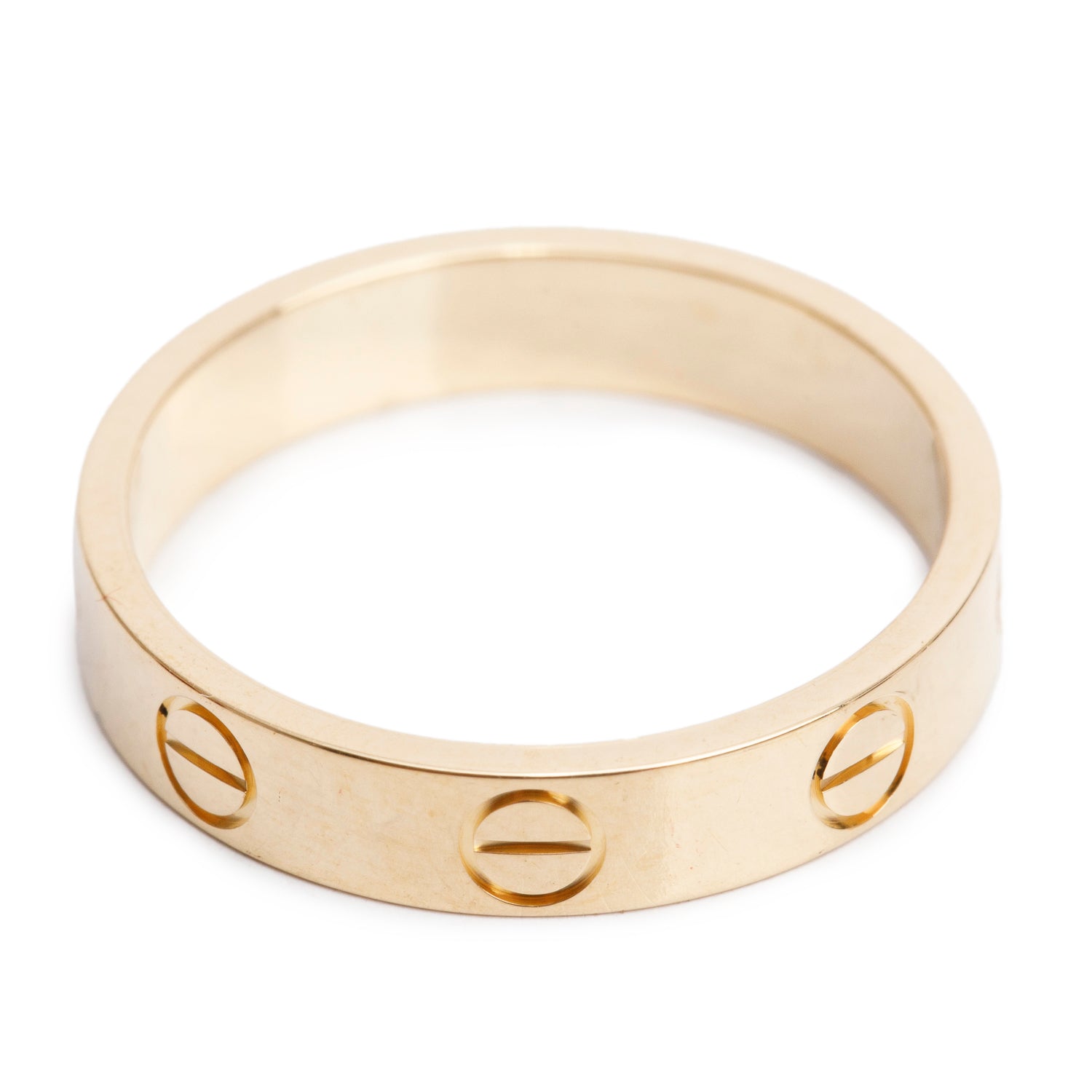 Cartier 2023 18k Yellow Gold 3.6 MM Love Wedding Band Ring, Size 51 5.75 w/ Box, Receipt & Certificate