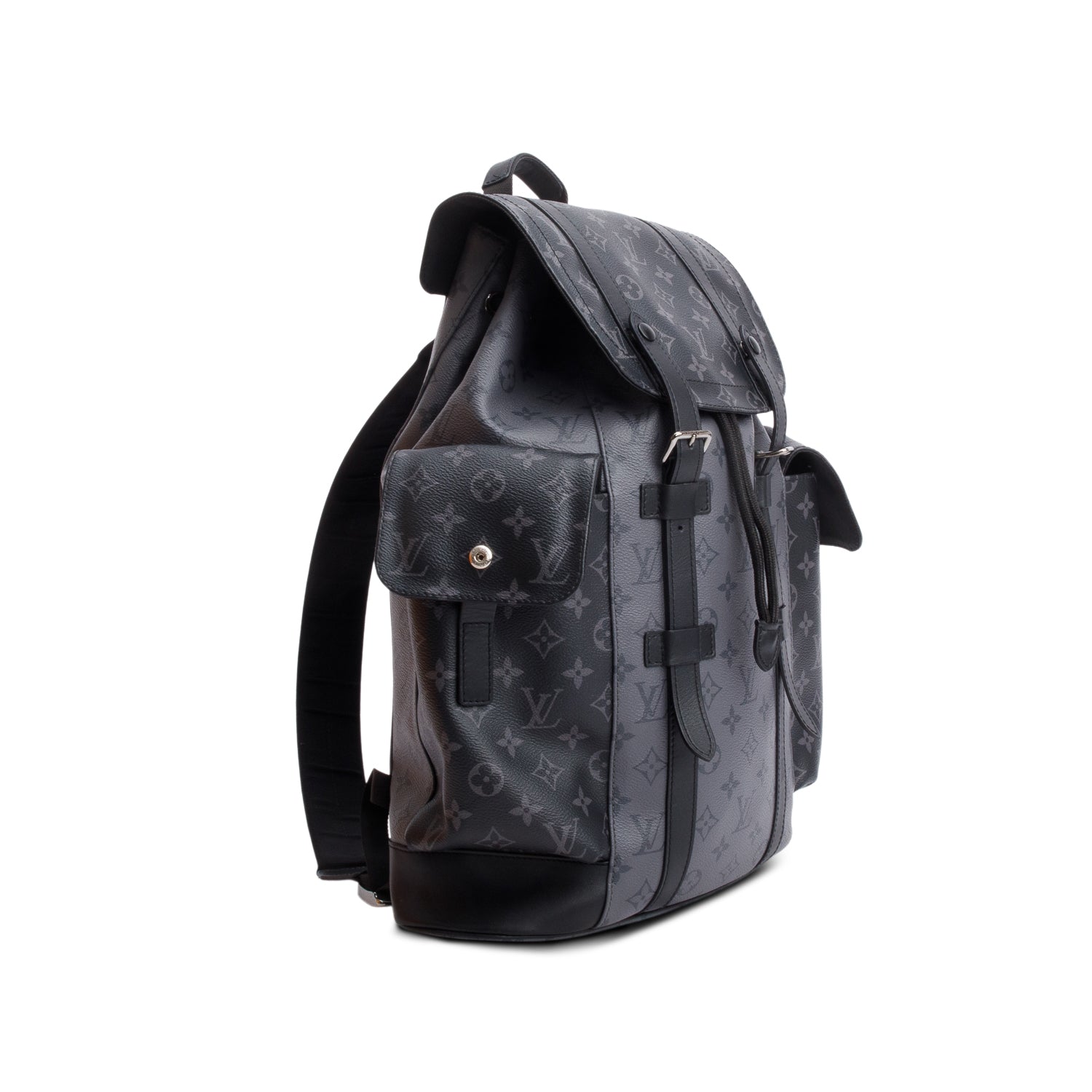 Louis Vuitton Monogram Eclipse Reverse Christopher MM Backpack w/ Box