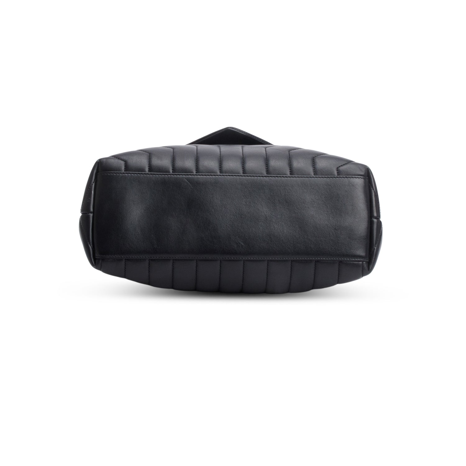 Saint Lauren So Black Y Quilted Leather Medium Loulou Shoulder Bag