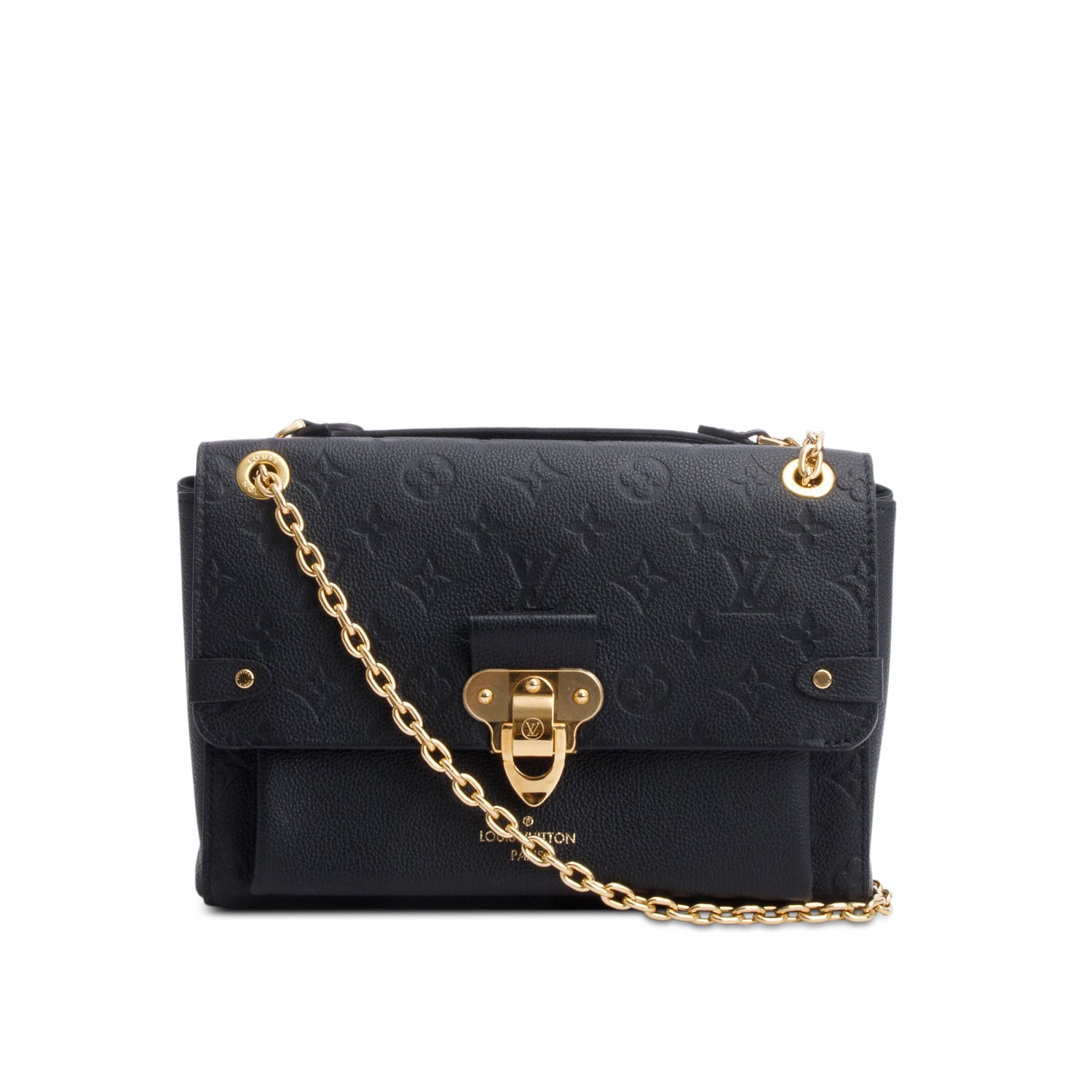 Louis Vuitton Black Monogram Empreinte Leather Vavin PM