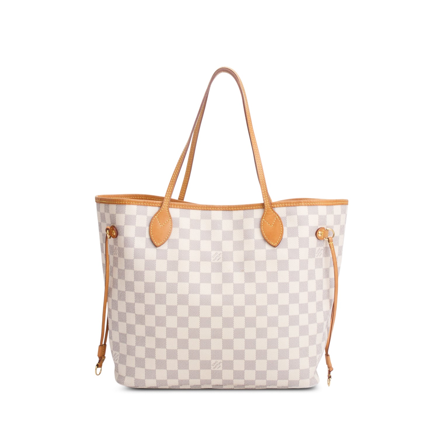 Louis Vuitton Damier Azur Neverfull MM w/ Pouch