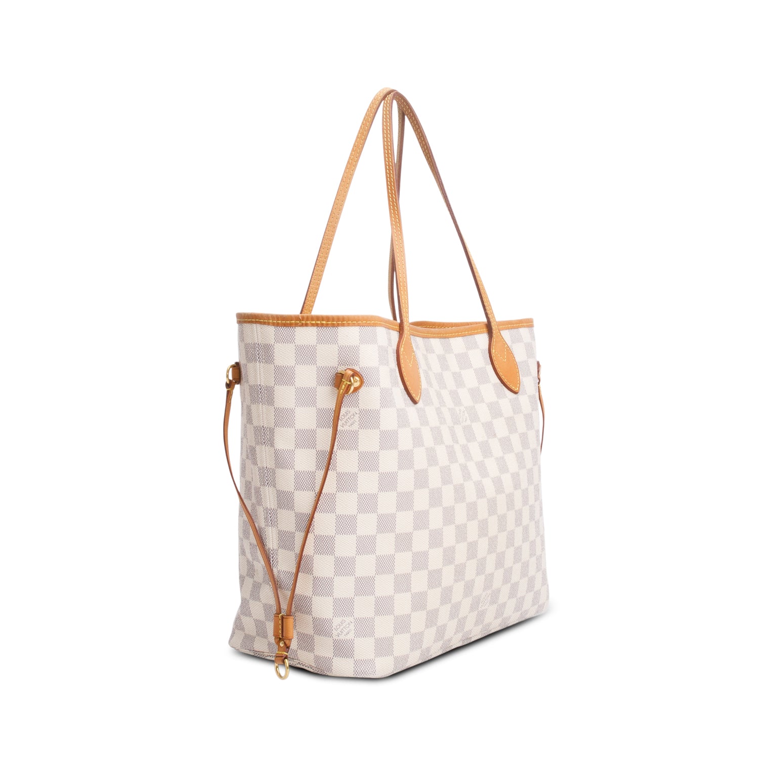 Louis Vuitton Damier Azur Neverfull MM w/ Pouch