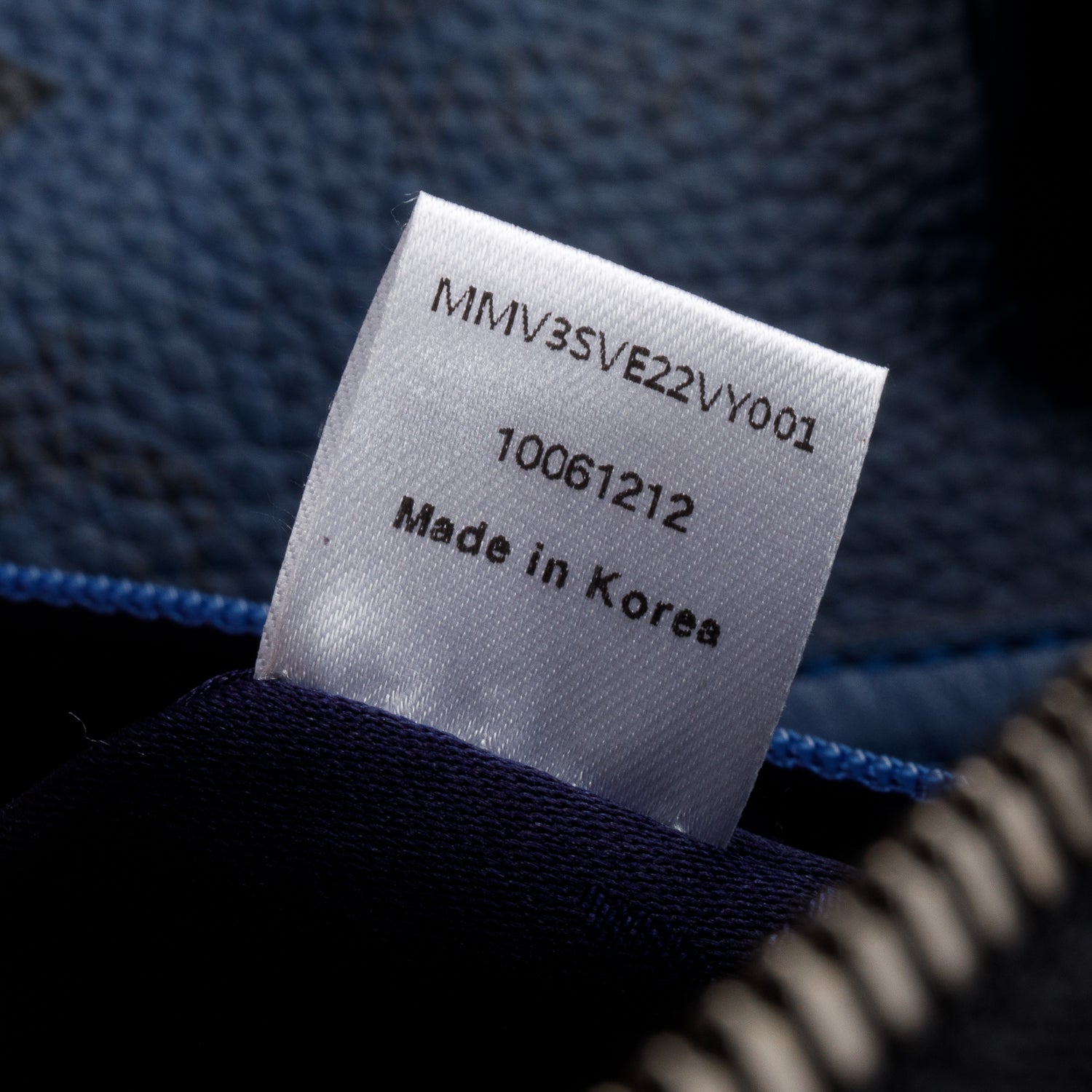 MCM Blue Visetos Ottomar Weekender Bag