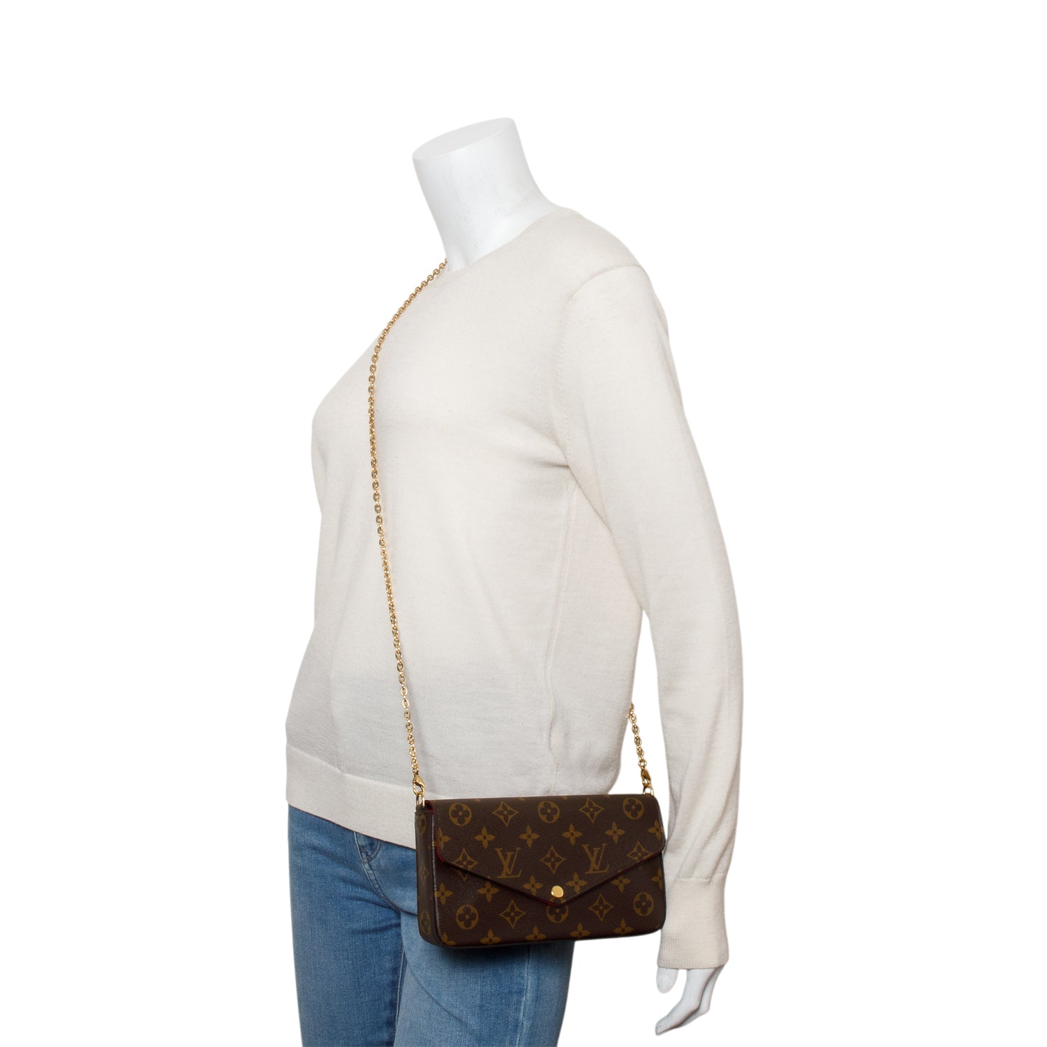 Louis Vuitton 2020 Monogram Felicie Pochette w/ Insert & Box