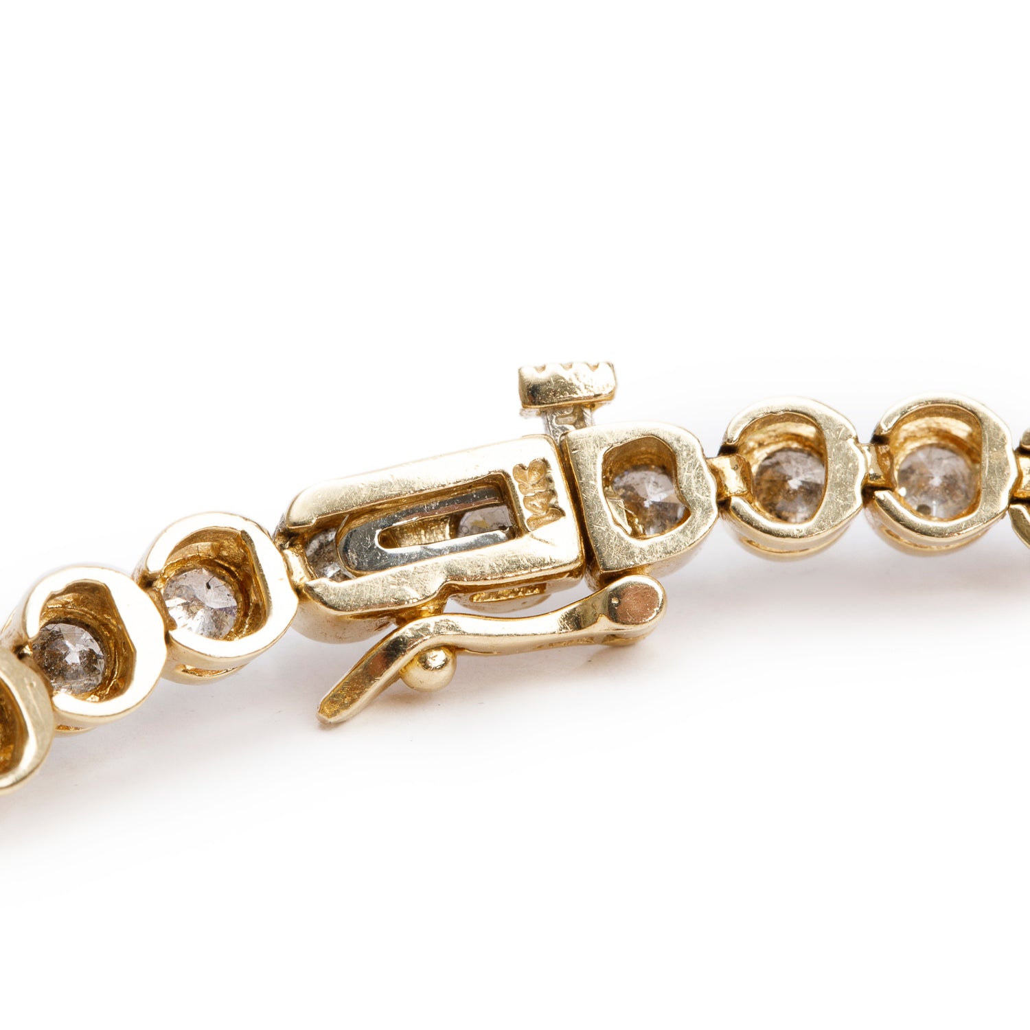 14k Yellow Gold 4.00 tcw. Diamond Tennis Bracelet