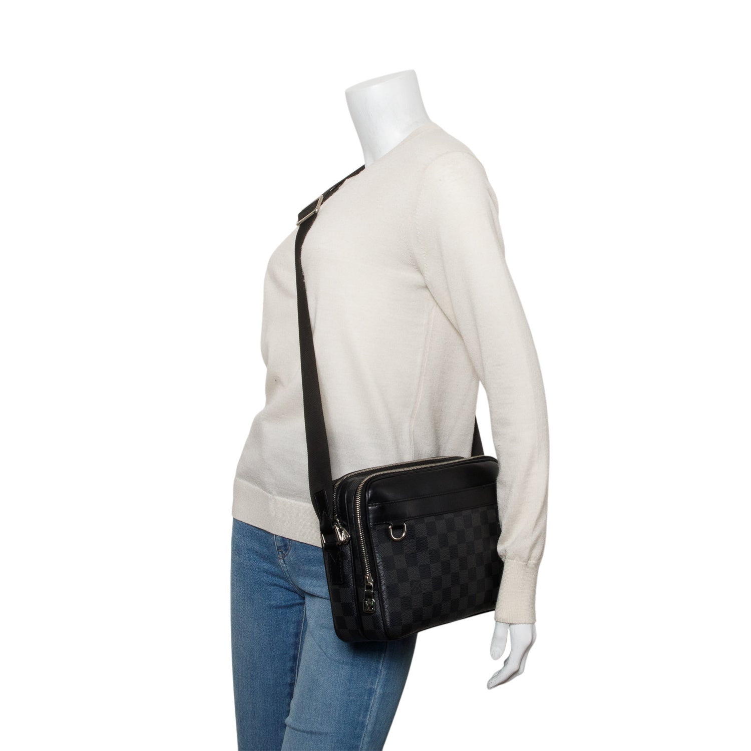 Louis Vuitton Damier Graphite Trocadero PM Messenger Bag