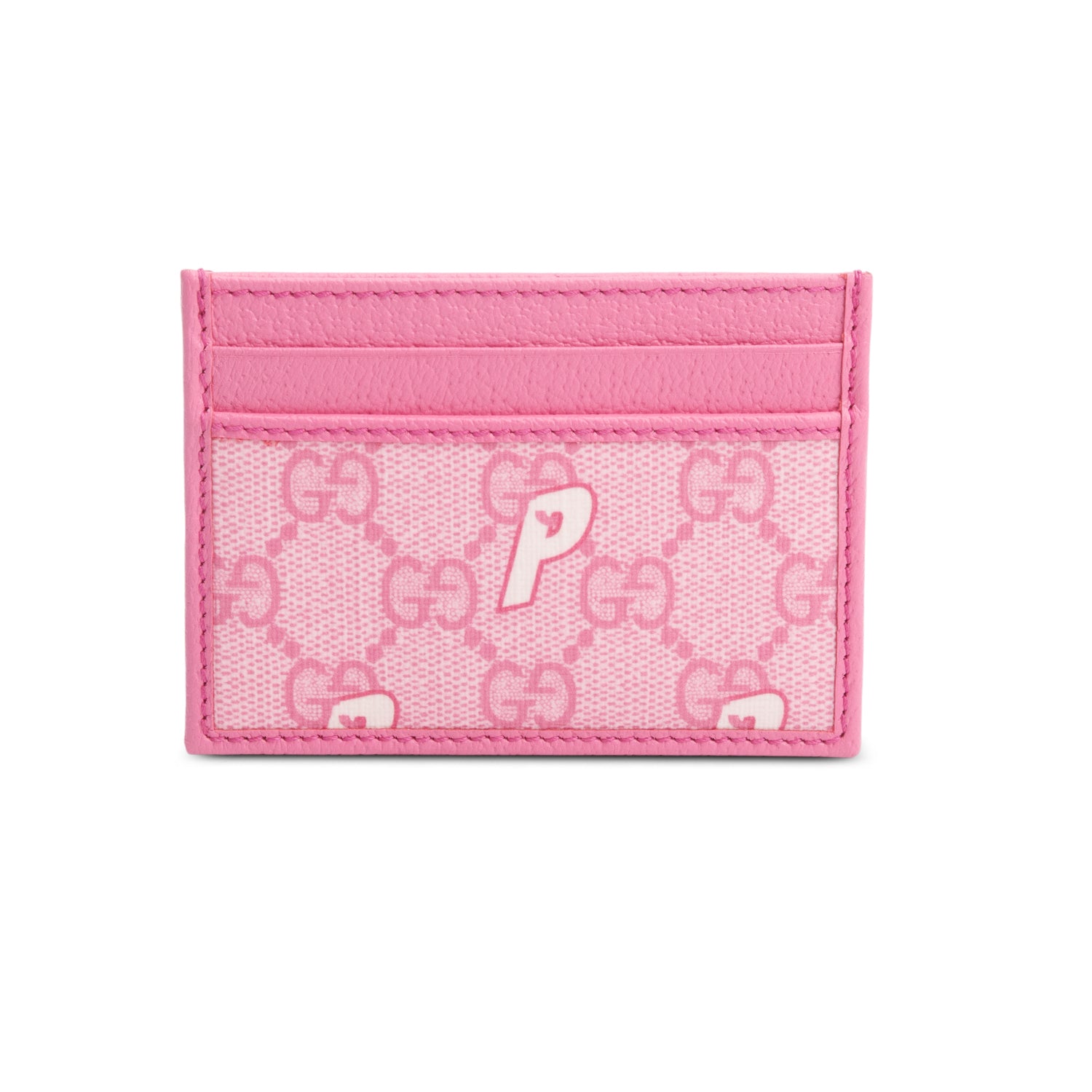 Gucci x Palace Pink GG-P Supreme Monogram Calfskin Card Holder