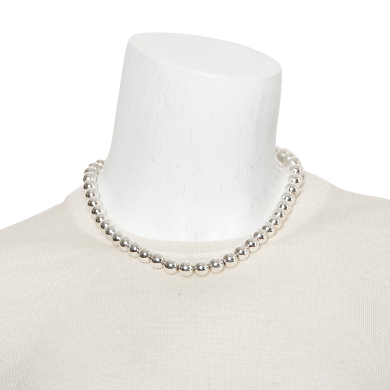 Tiffany & Co. Sterling Silver HardWear Ball Necklace