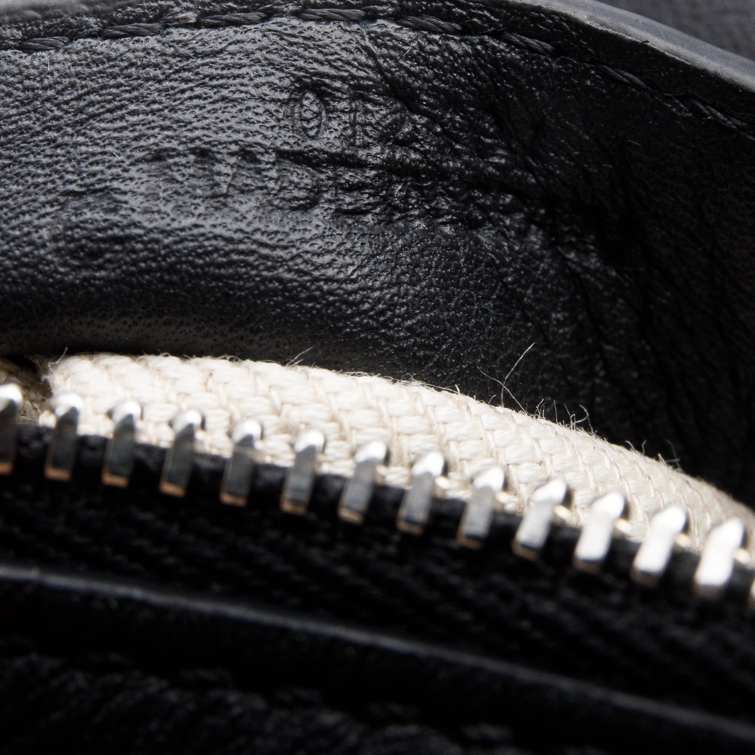 Loewe Black Calfskin Leather Mini Puzzle Edge Bag w/ Strap