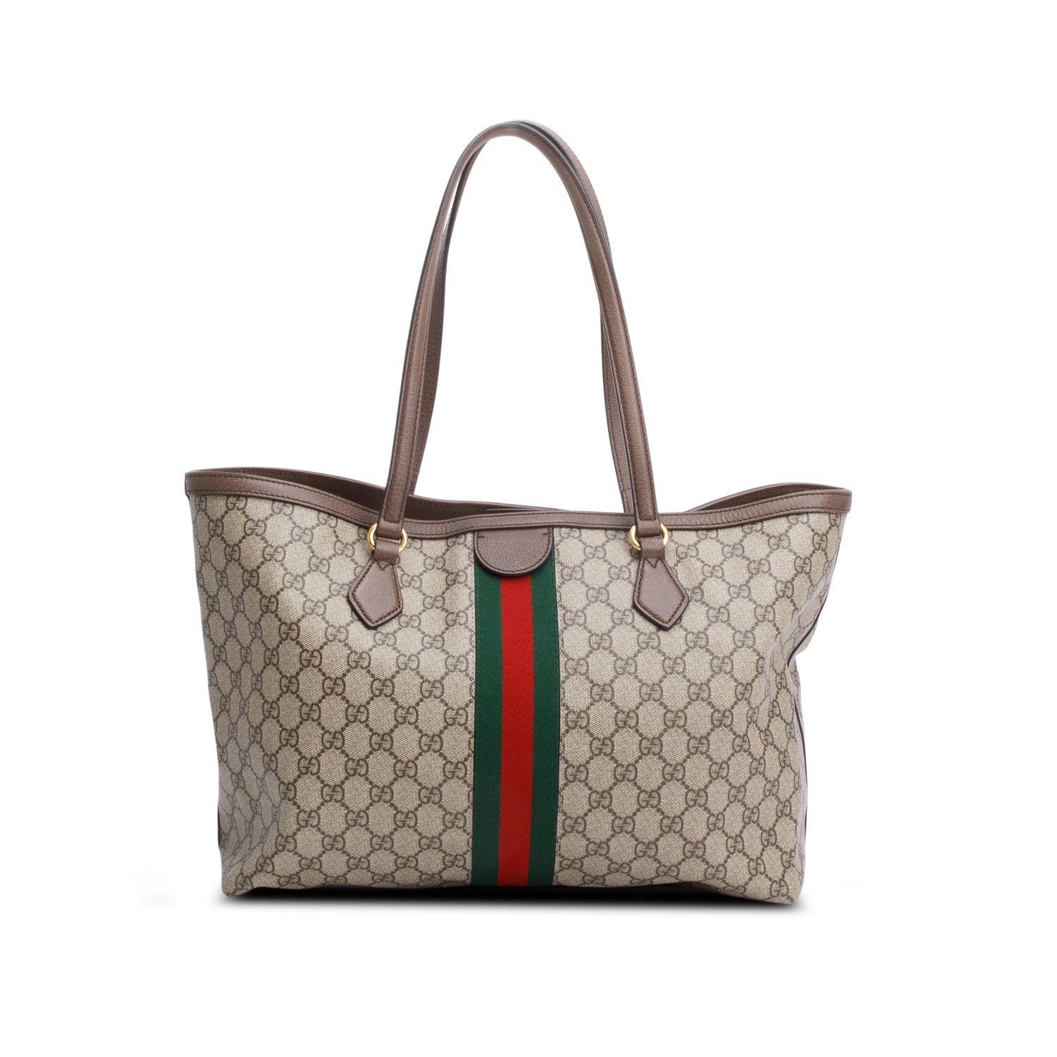 Gucci 2023 GG Supreme Monogram Large Ophidia Tote w/ Receipt