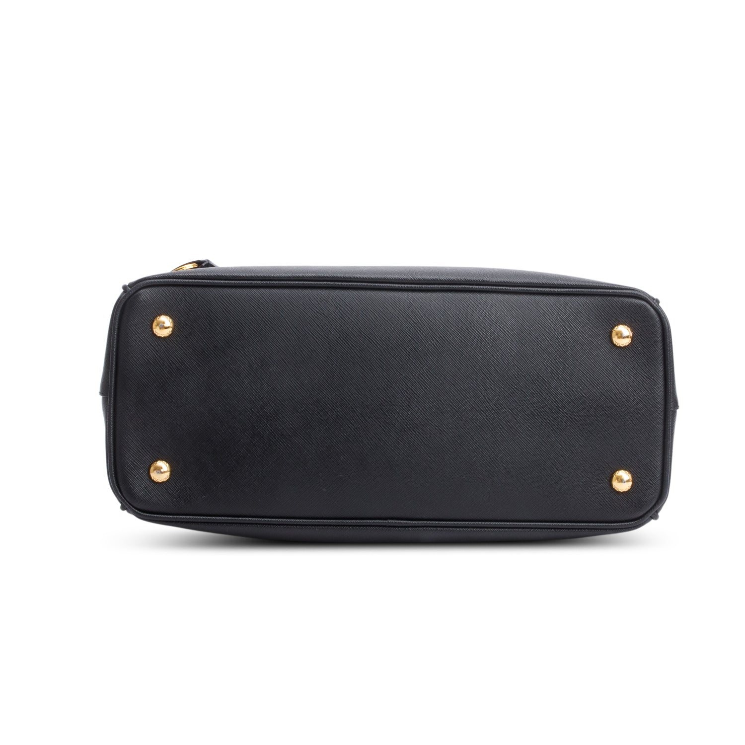 Prada Black Saffiano Lux Leather Medium Tote w/ Strap