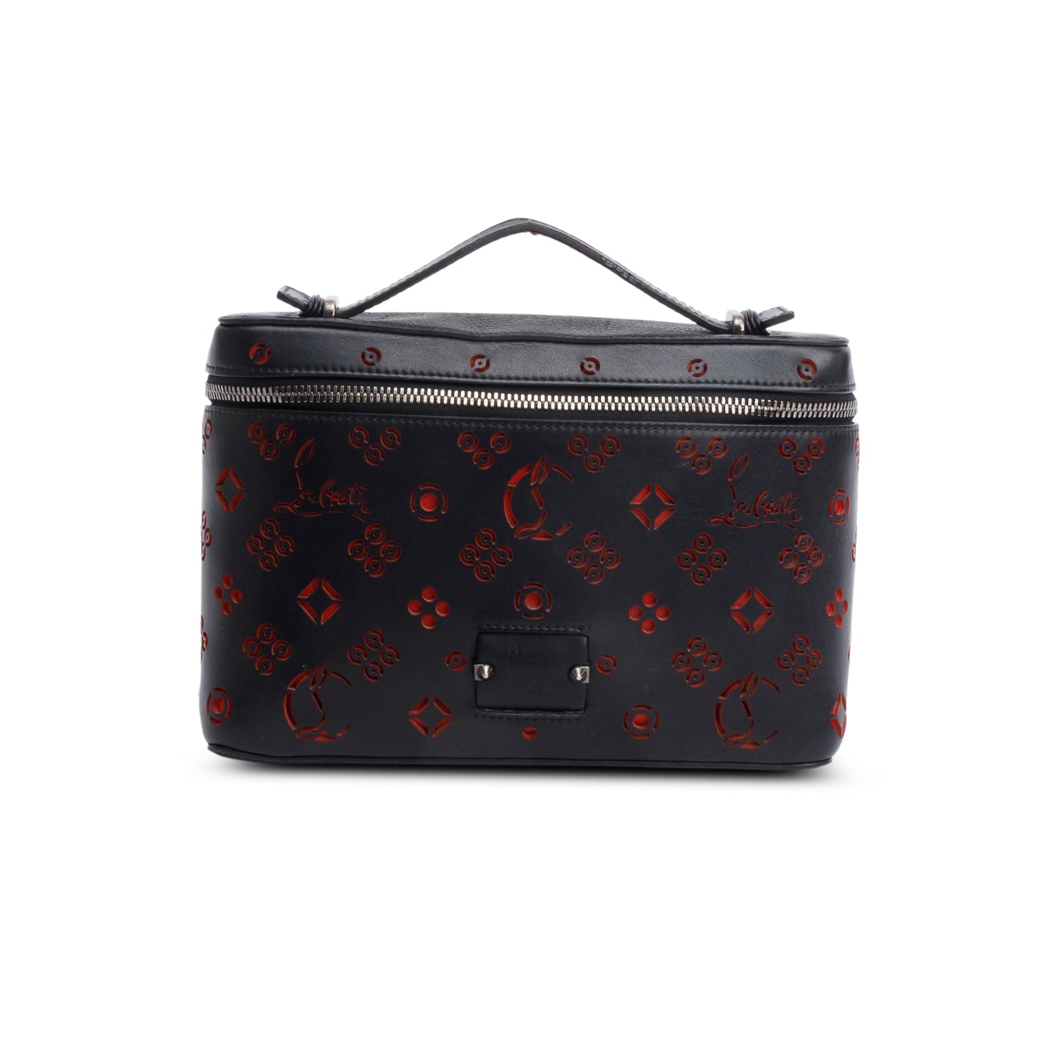 Christian Louboutin Black Calfskin Loubinthesky Kypipouch Messenger Bag