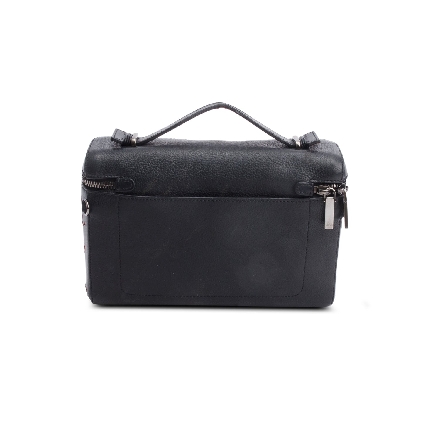 Christian Louboutin Black Calfskin Loubinthesky Kypipouch Messenger Bag