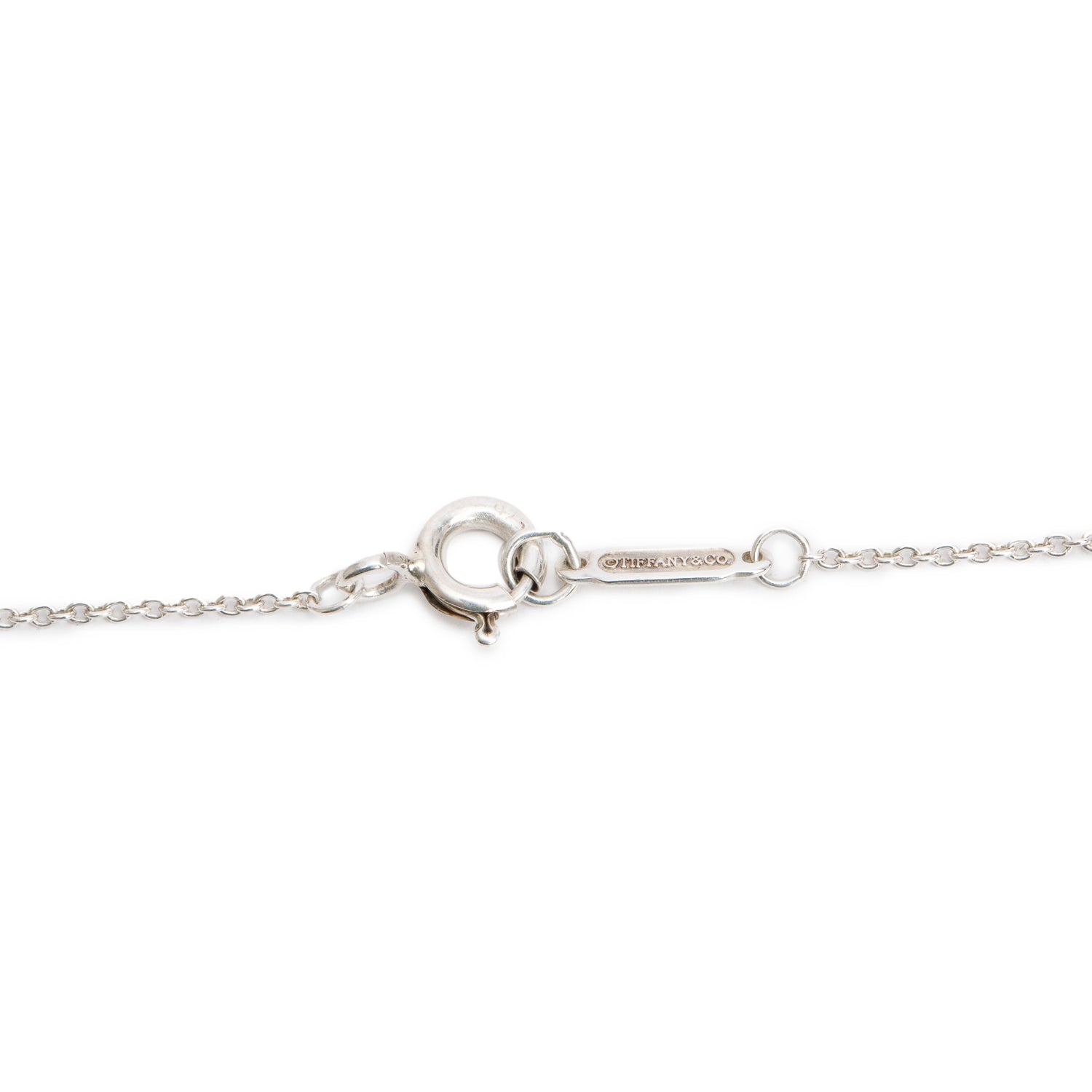 Tiffany & Co. Sterling Silver Stencil Butterfly Pendant Necklace