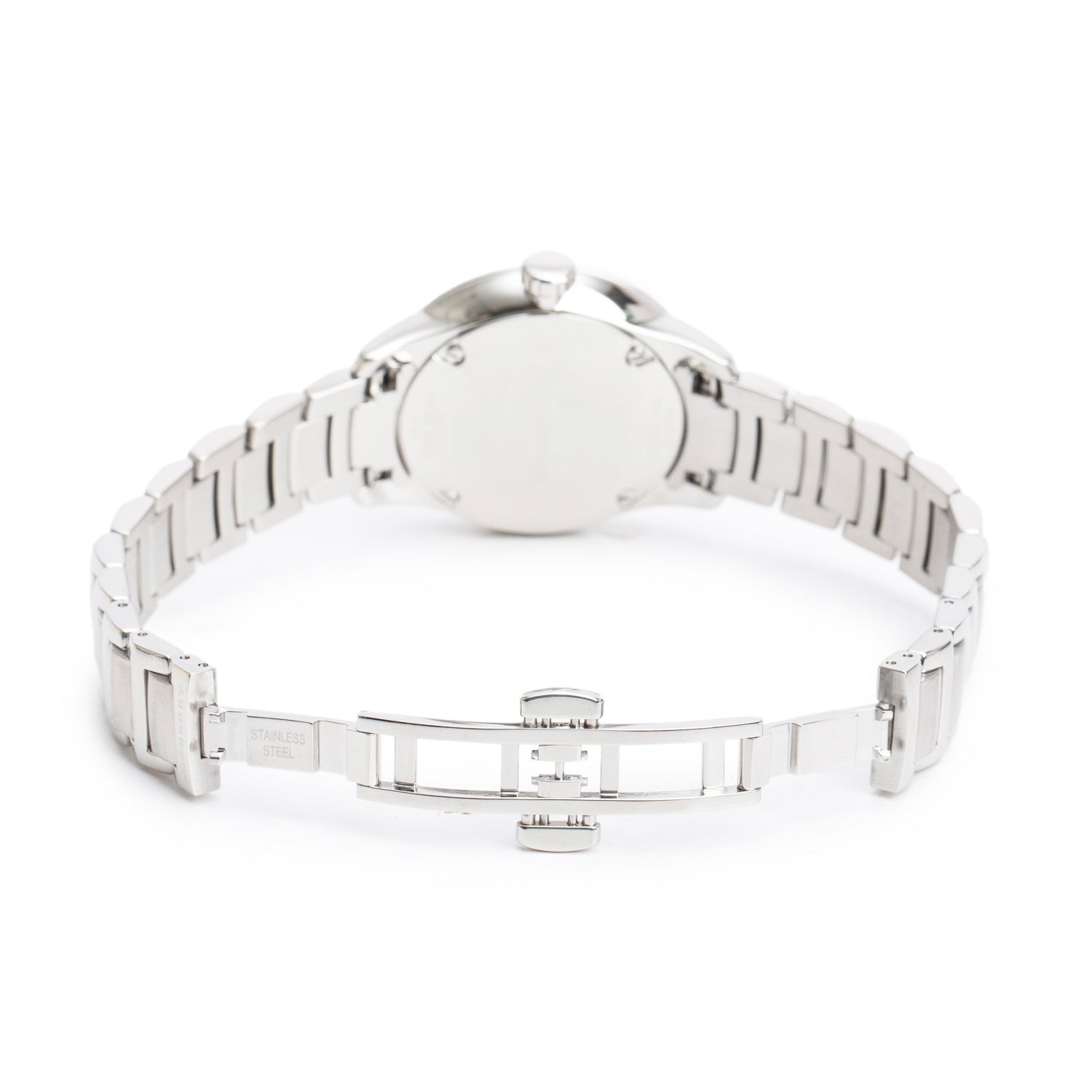 Burberry Stainless Steel BU10108 Classic 32 MM Quartz Watch Silver Dial