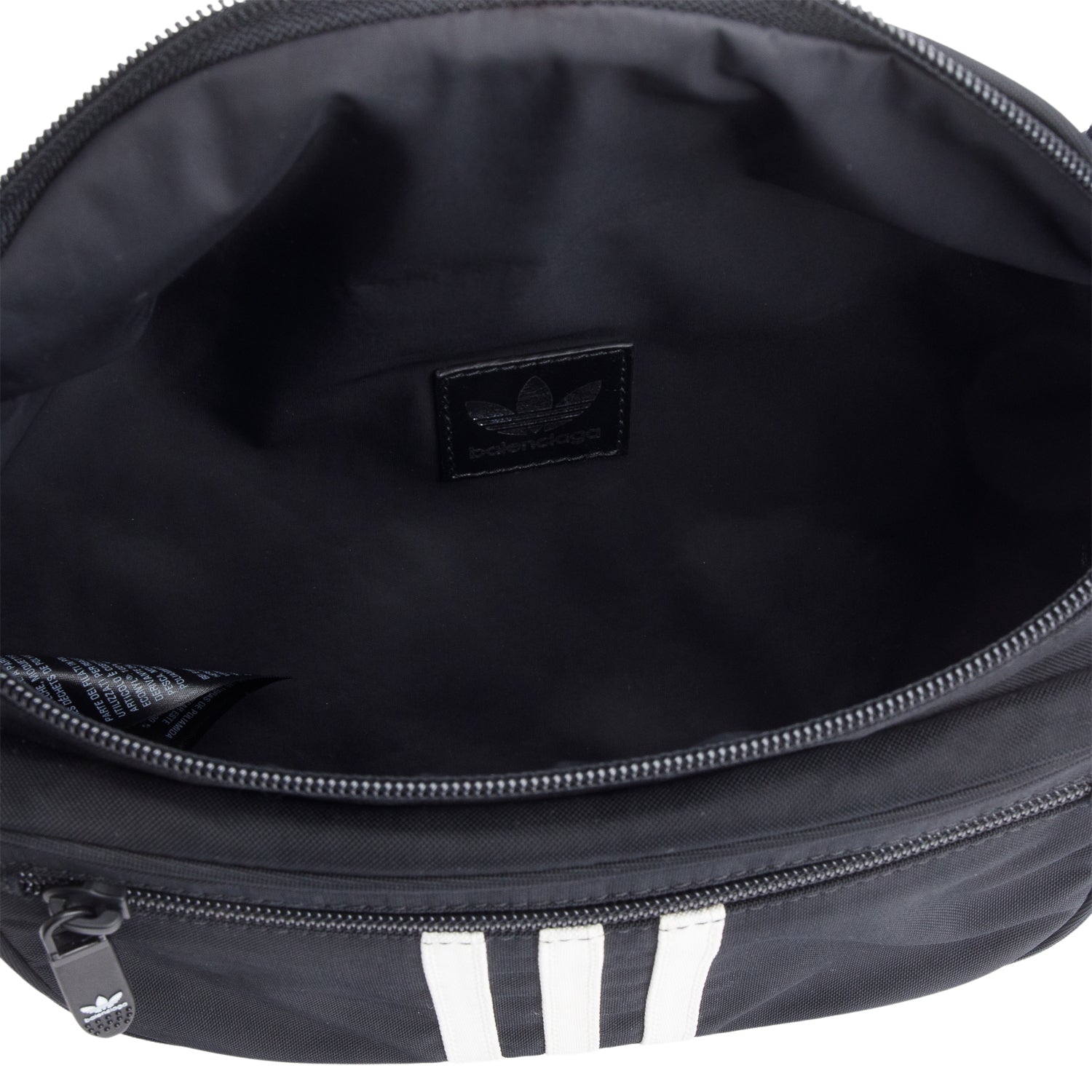 Balenciaga x Adidas Black Nylon Belt Bag