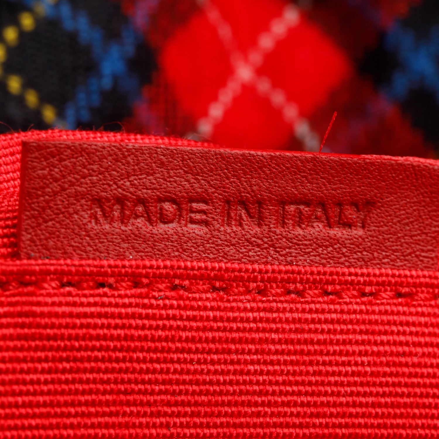 Christian Louboutin Plaid Wool Sweet Charity Crossbody Bag