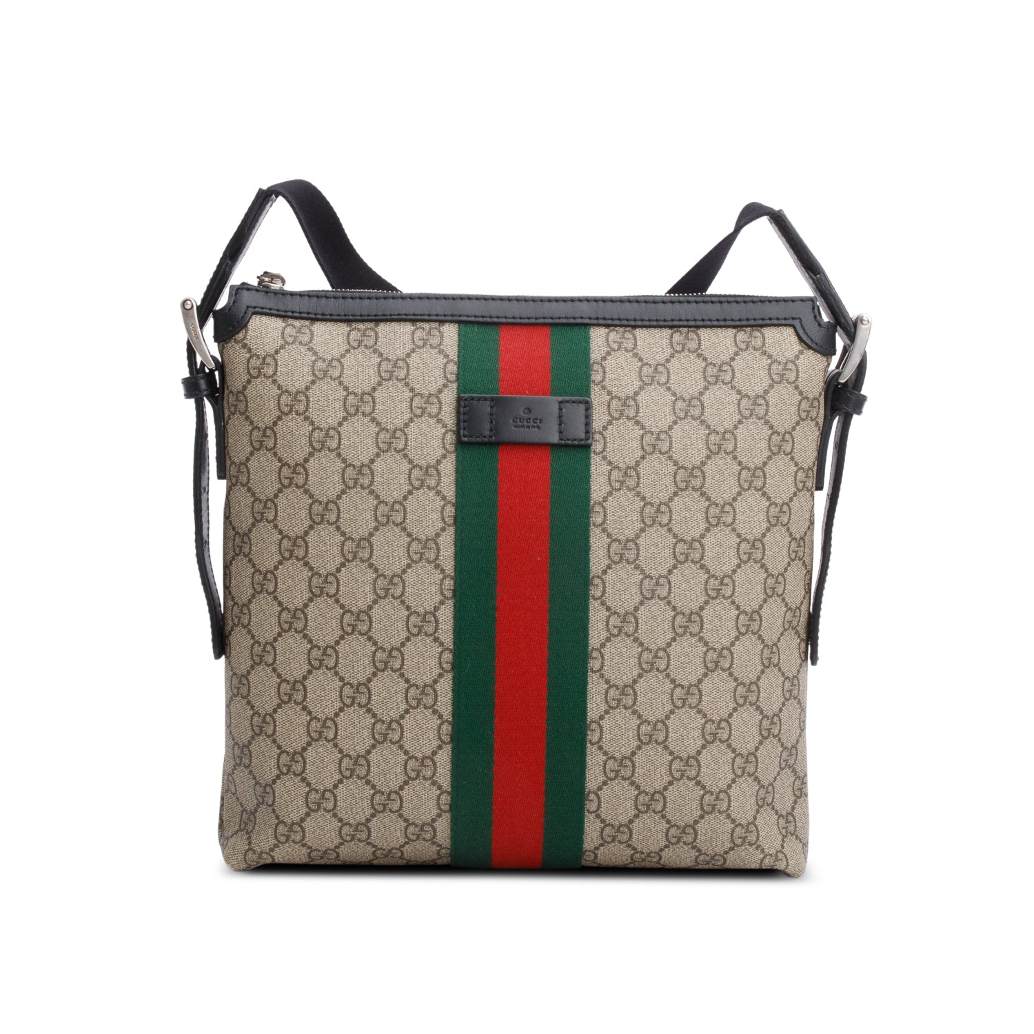 Gucci GG Supreme Canvas Web Messenger Bag