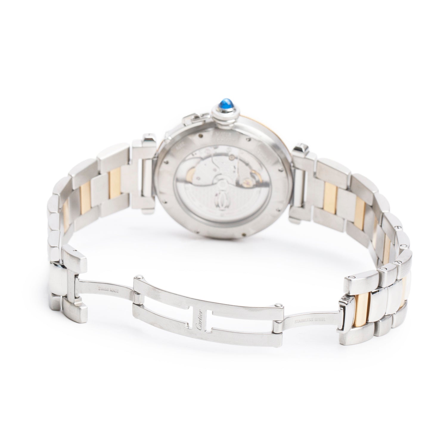 Cartier Stainless Steel & 18k Yellow Gold Pasha de Cartier 38 MM Automatic Watch 2378