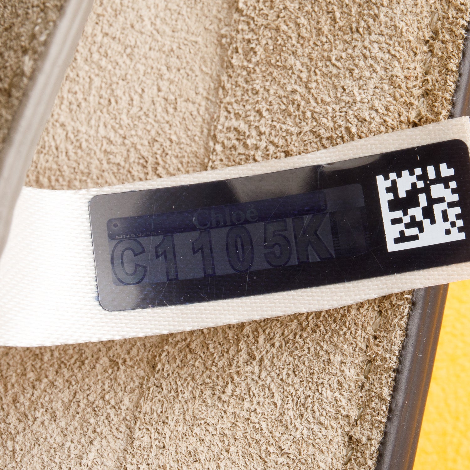 Chloe Yellow Suede Calfskin Mini Faye Bracelet Bag w/ Strap