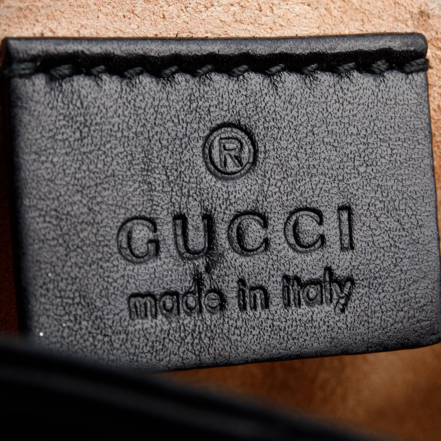 Gucci Black GG Marmont Matelasse Leather Super Mini Bag