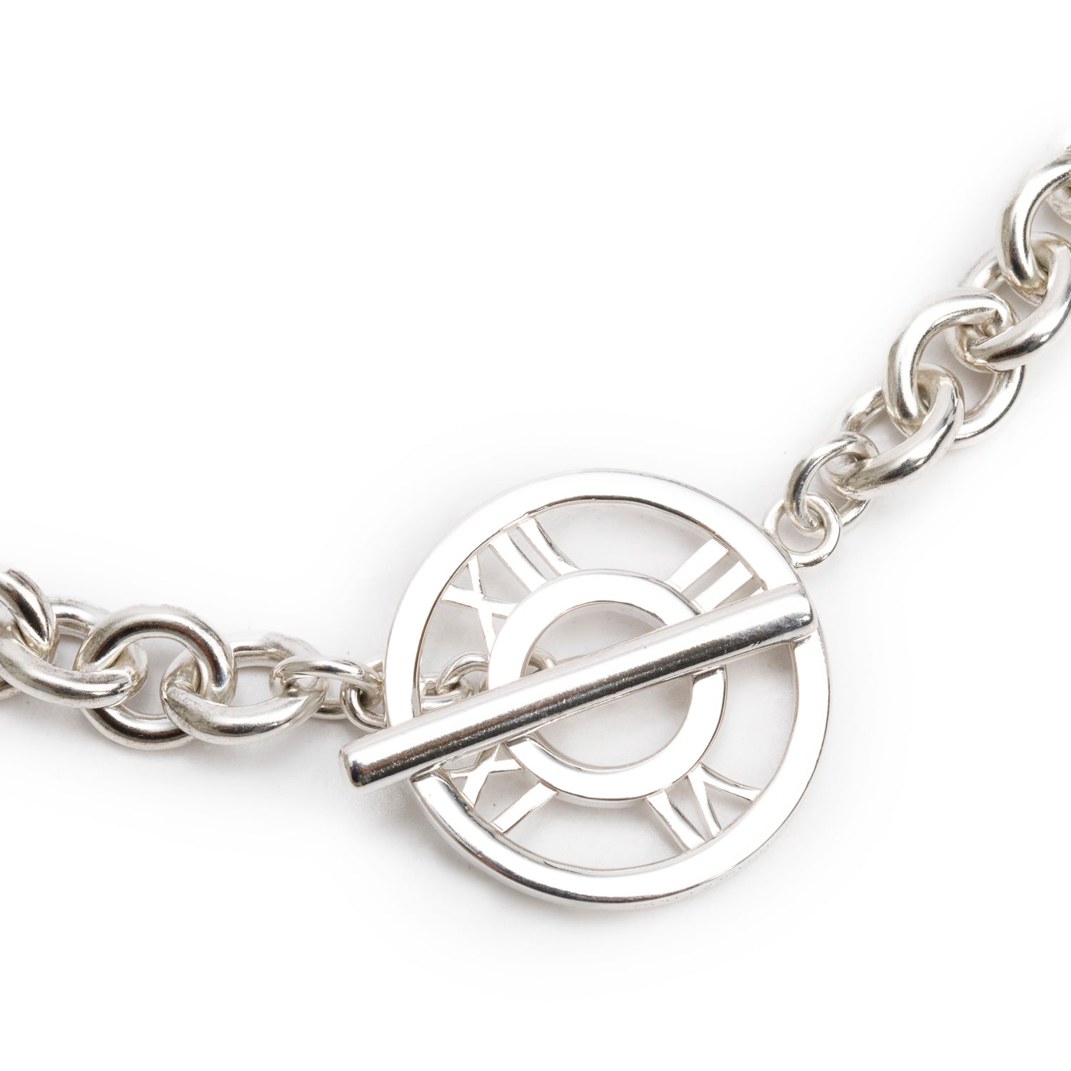 Tiffany & Co. Sterling Silver Atlas Toggle Necklace