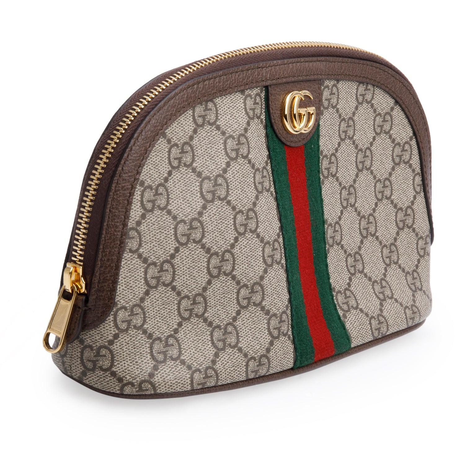 Gucci GG Supreme Monogram Web Ophidia Small Cosmetic Pouch