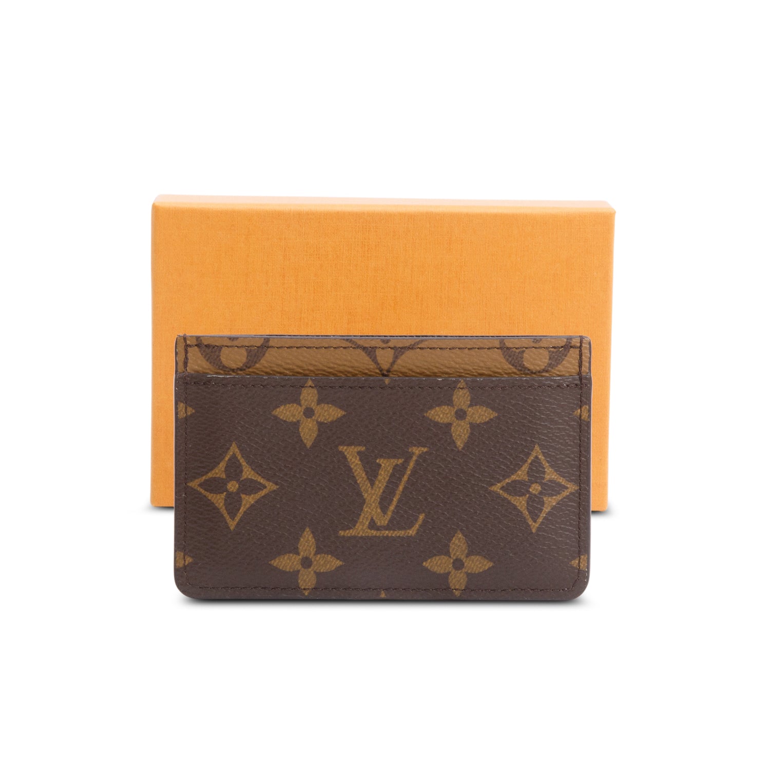 Louis Vuitton Reverse Monogram Card Holder w/ Box