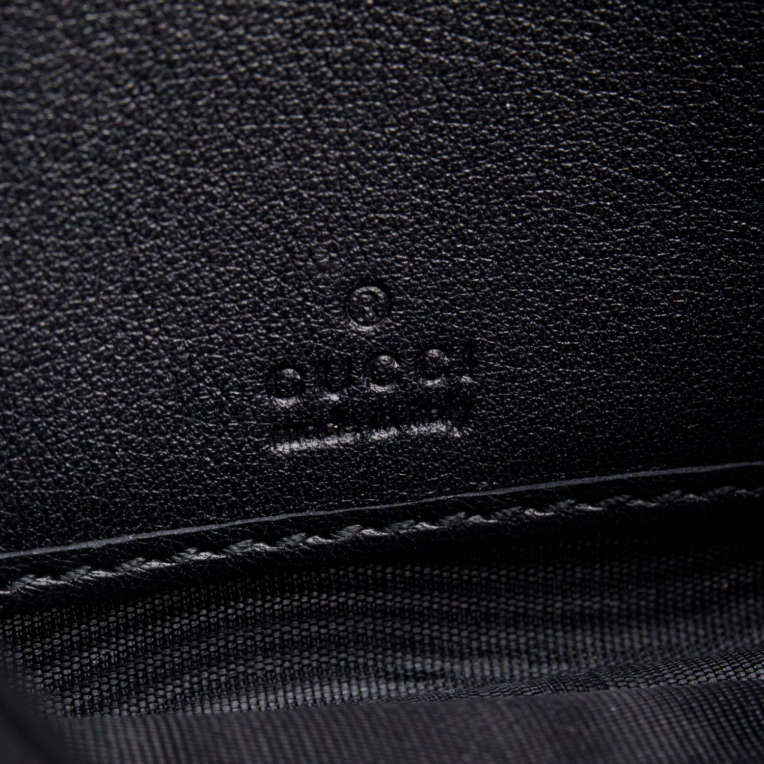 Gucci Black Patent Leather Soho Zip Around Wallet