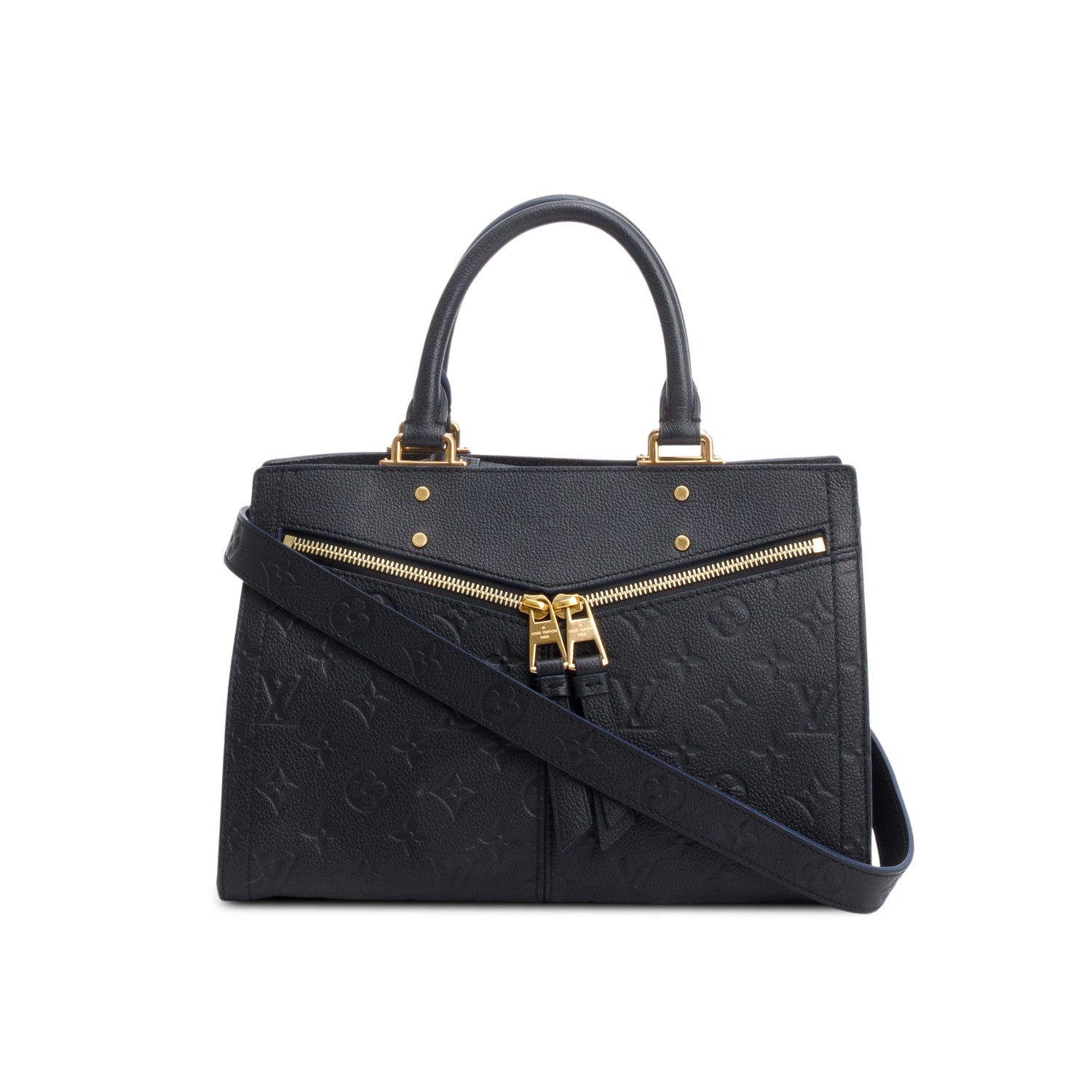 Louis Vuitton Navy Leather Empreinte Sully PM w/ Strap