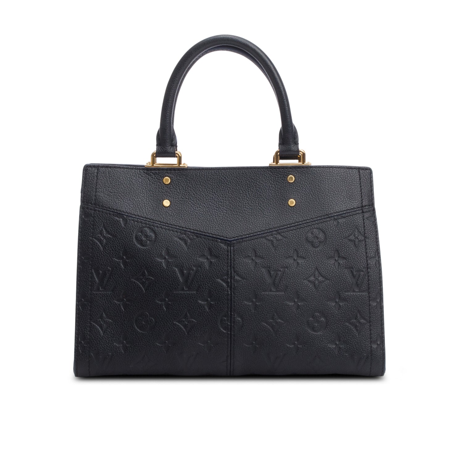 Louis Vuitton Navy Leather Empreinte Sully PM w/ Strap