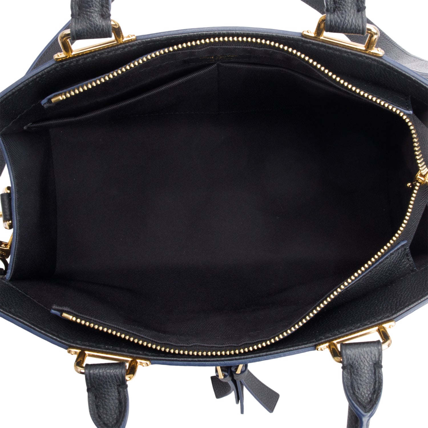 Louis Vuitton Navy Leather Empreinte Sully PM w/ Strap