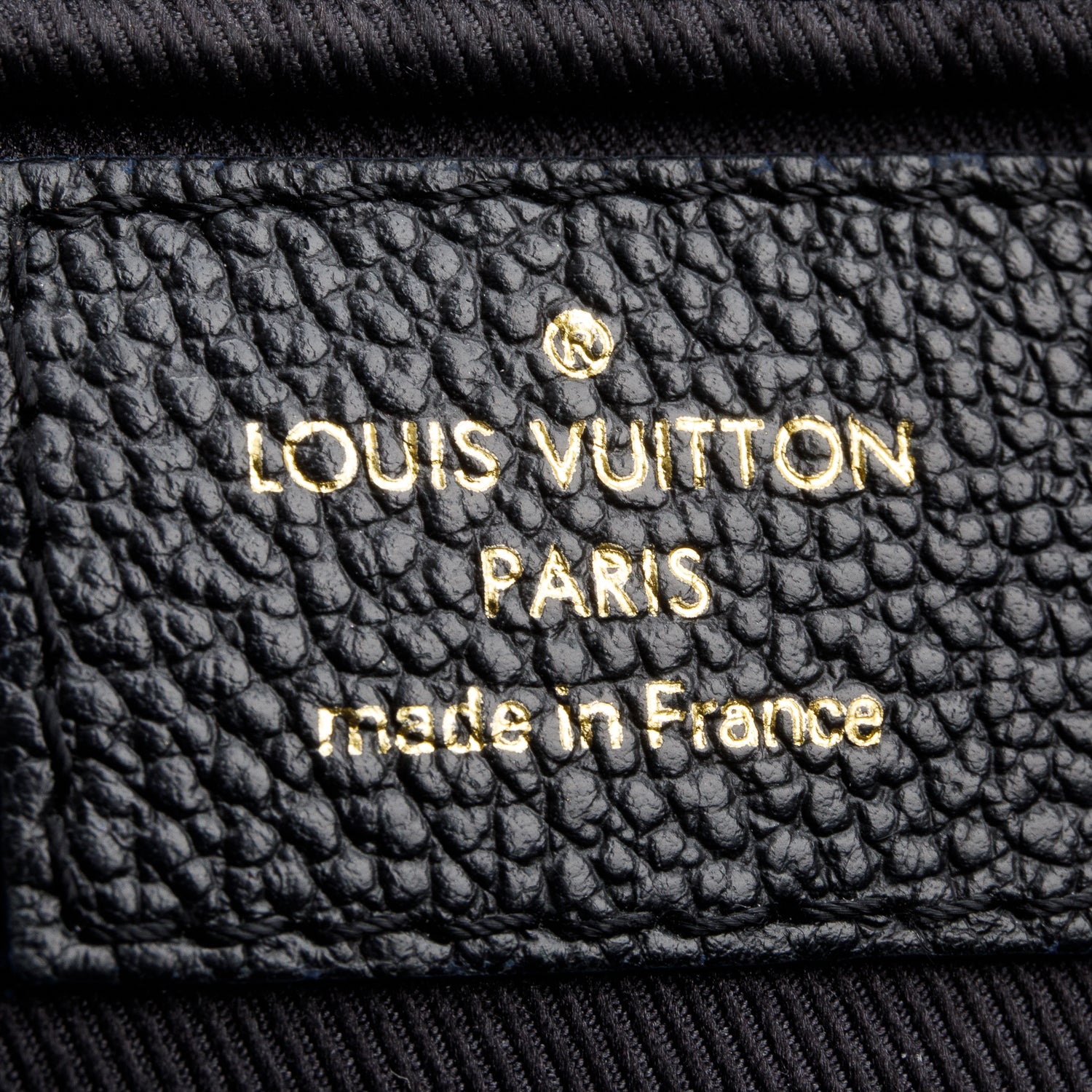 Louis Vuitton Navy Leather Empreinte Sully PM w/ Strap