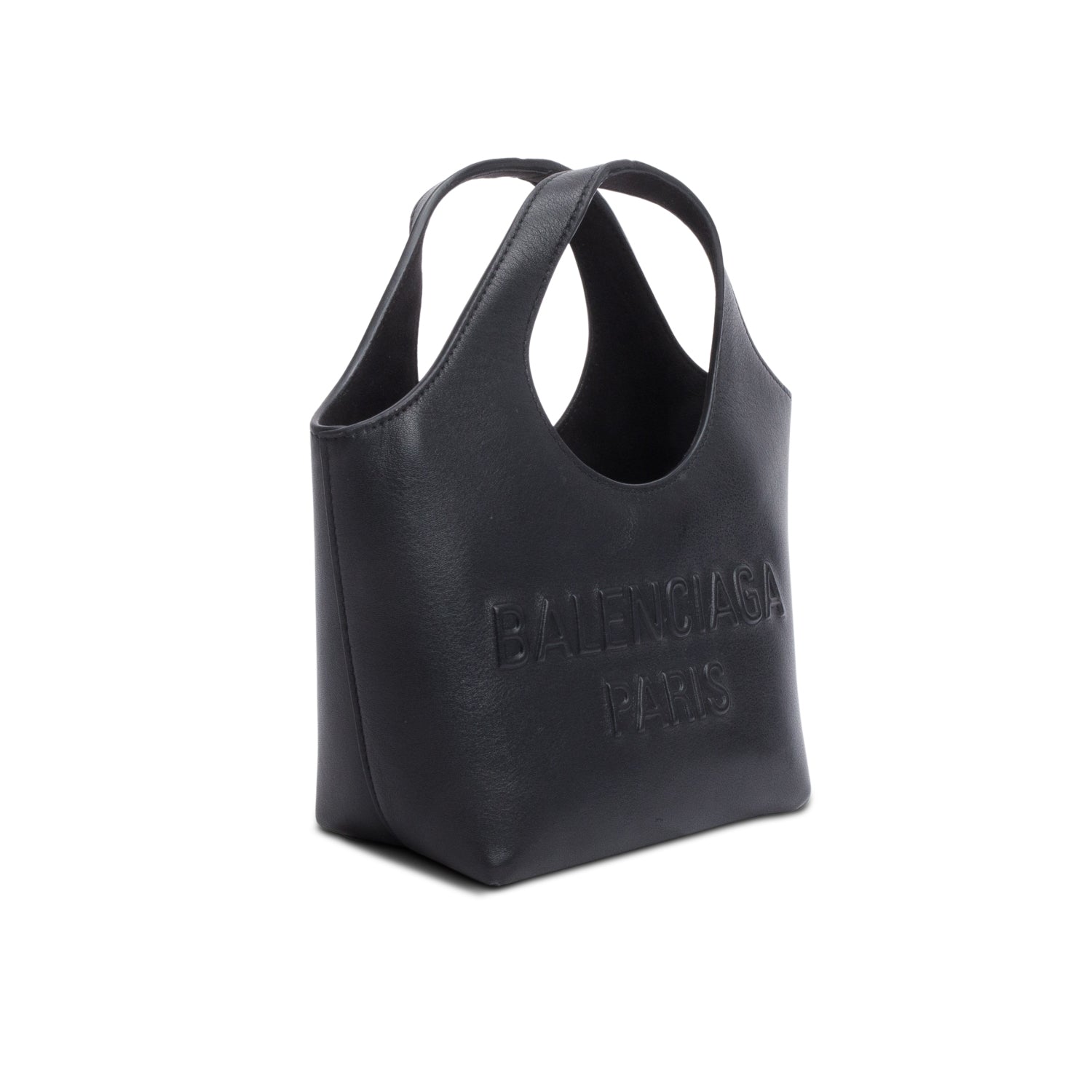 Balenciaga Black Smooth Calfskin XS Mary Kate Tote Bag