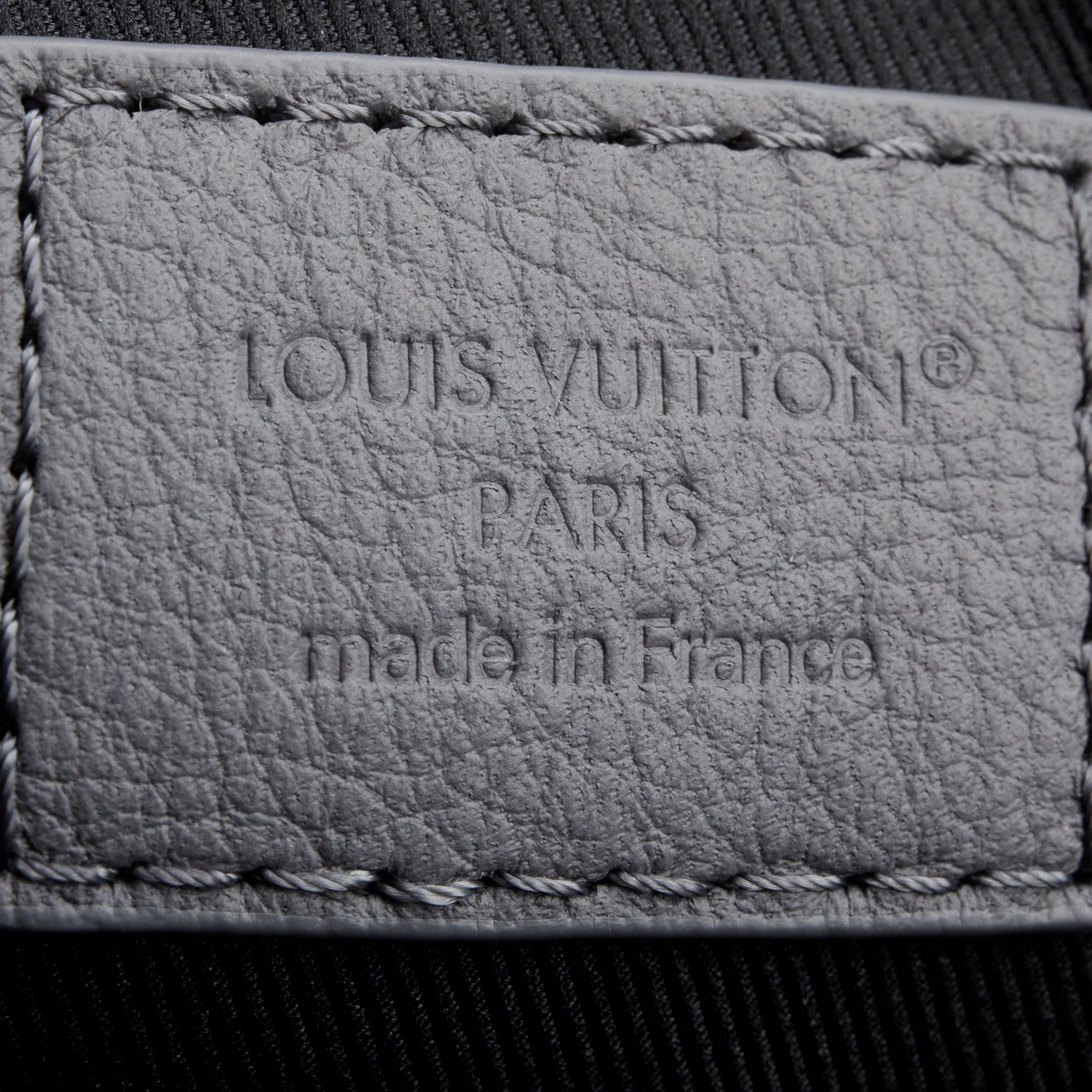 Louis Vuitton Grey Monogram Shadow Embossed Calfskin Leather Trio Messenger Bag w/ Box