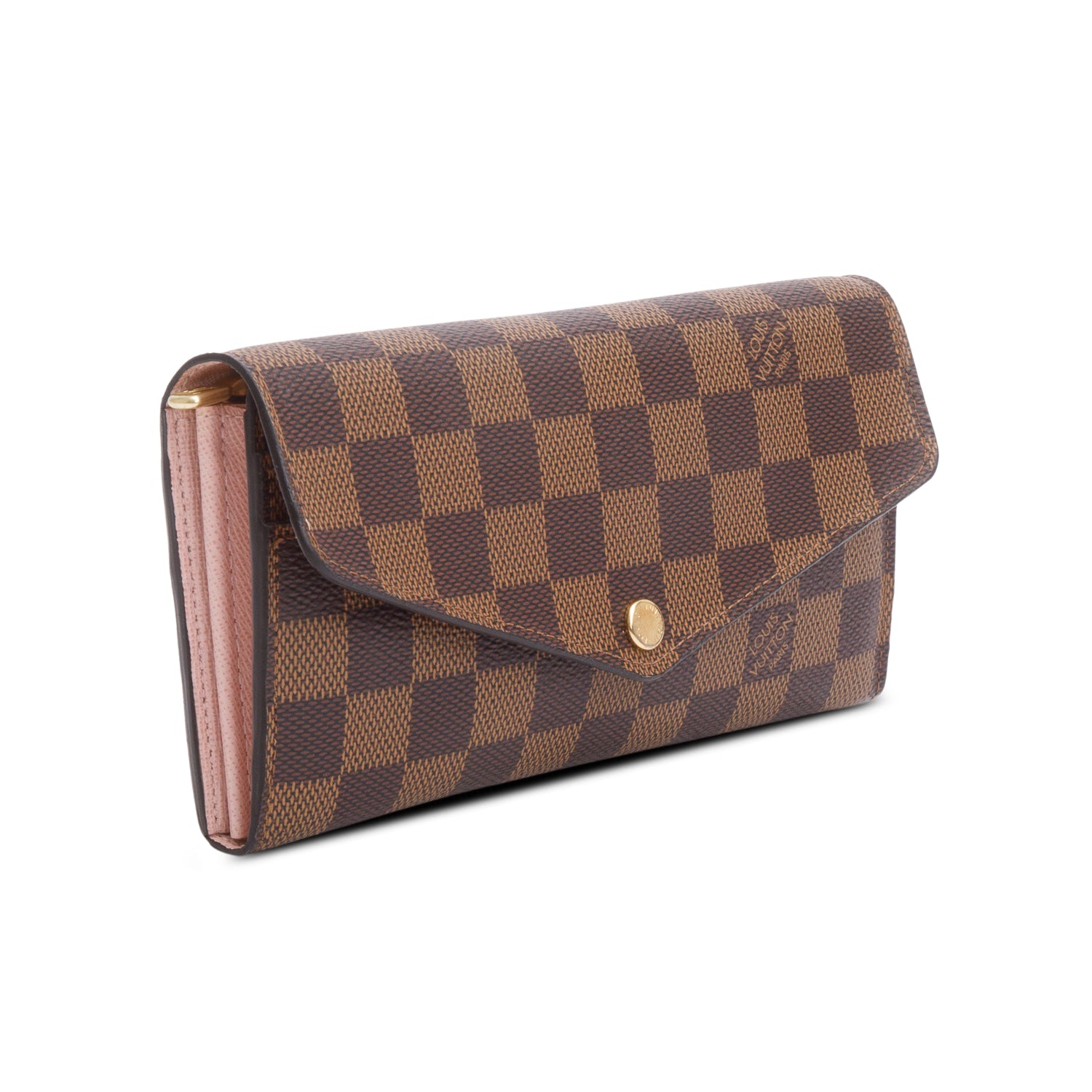 Louis Vuitton Monogram Rose Ballerine Sarah Wallet w/ Box & Receipt