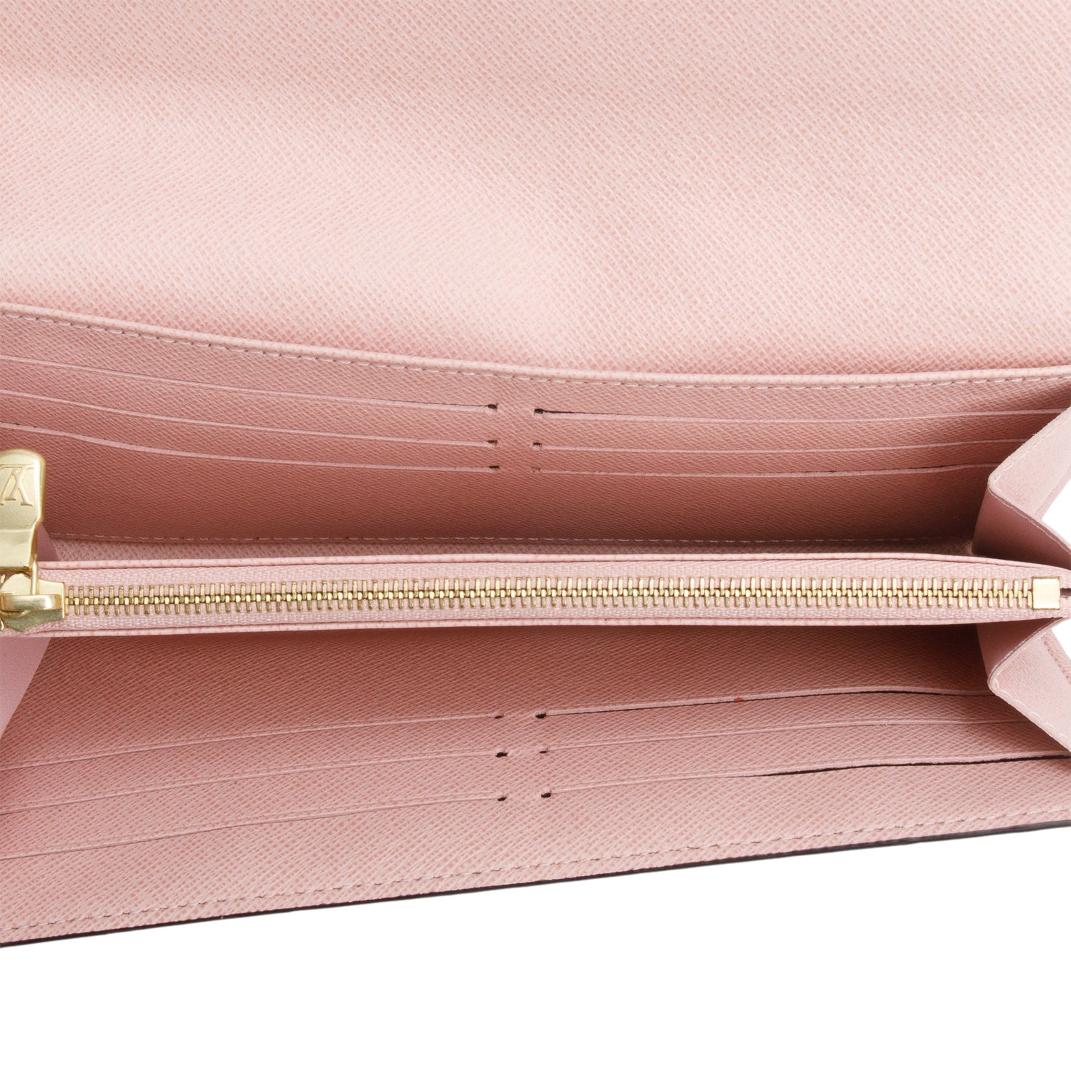 Louis Vuitton Monogram Rose Ballerine Sarah Wallet w/ Box & Receipt
