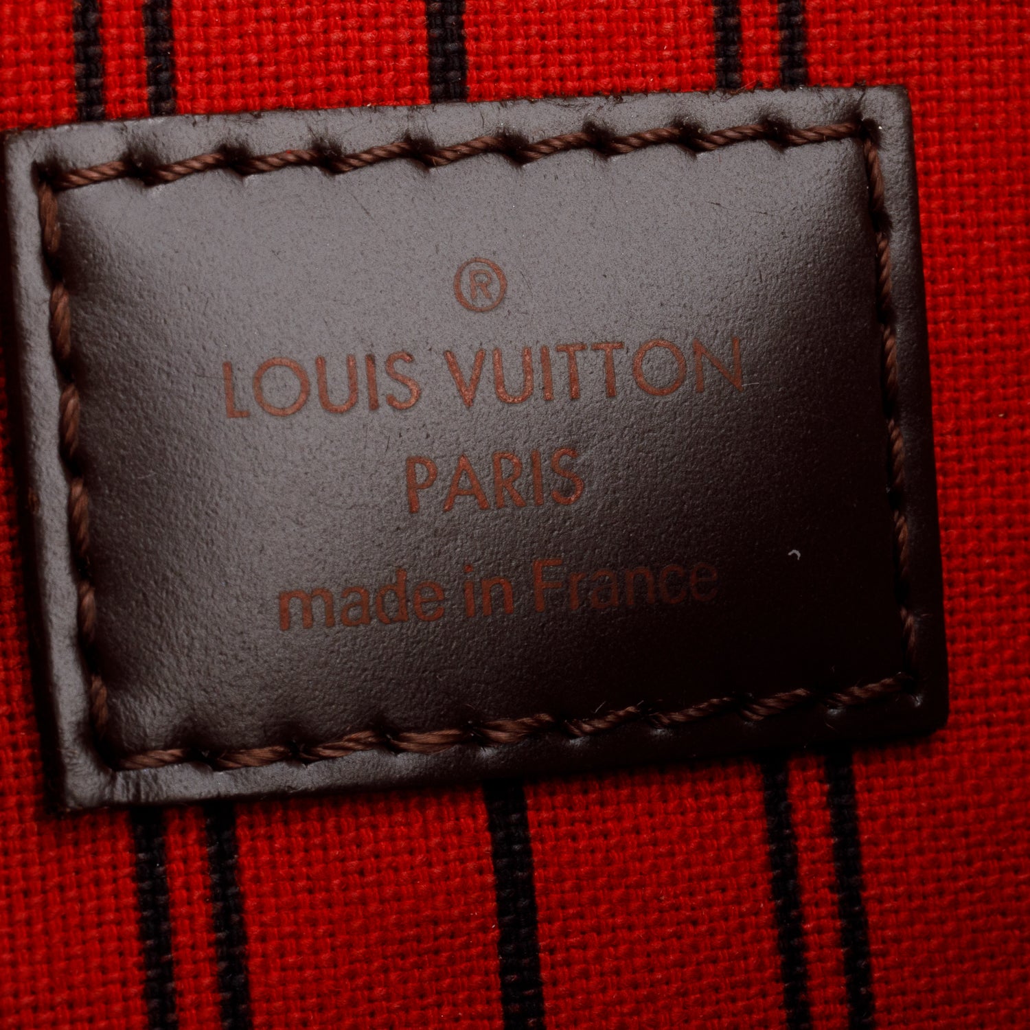 Louis Vuitton Damier Ebene Neverfull Pochette